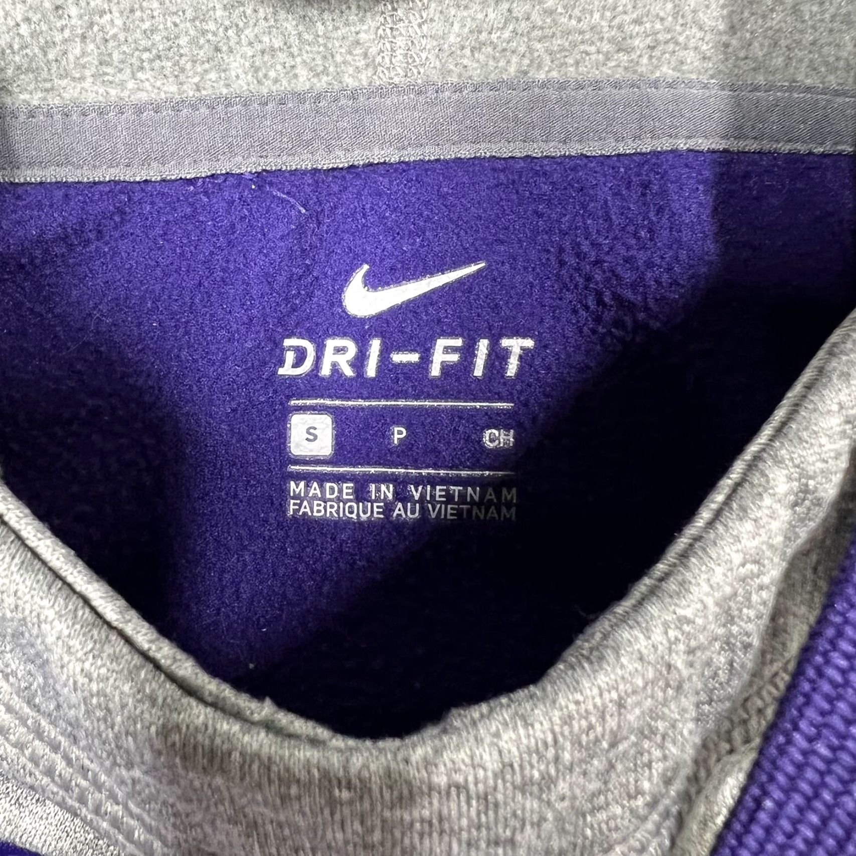 Nike Nike Dri-Fit Women's Hoodie Long Sleeve Pullover 2-Tone GCU Antelopes Purple EUC Small Size S / US 4 / IT 40 - 6 Thumbnail