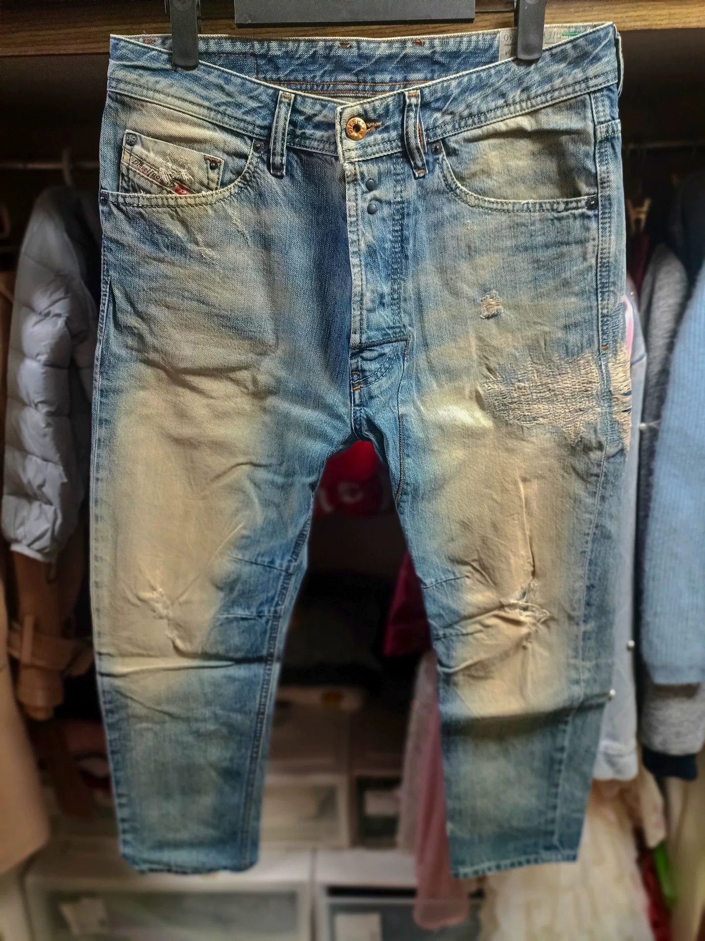Diesel Diesel Narrot 816K Aaron Kwok Jeans Size US 29 - 1 Thumbnail