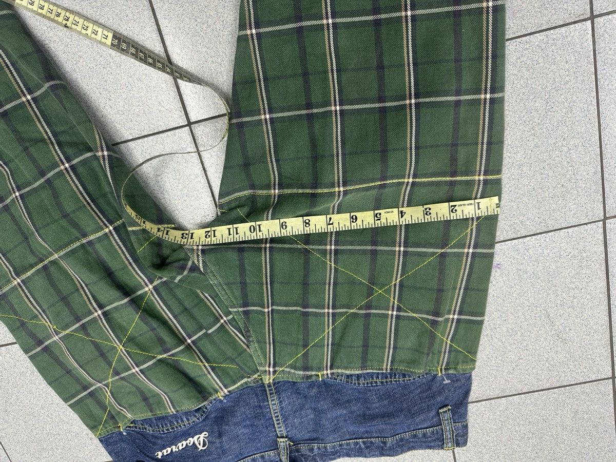 Japanese Brand 🇯🇵 DOARAT Double Knee Plaid/Denim Size US 35 - 14 Thumbnail