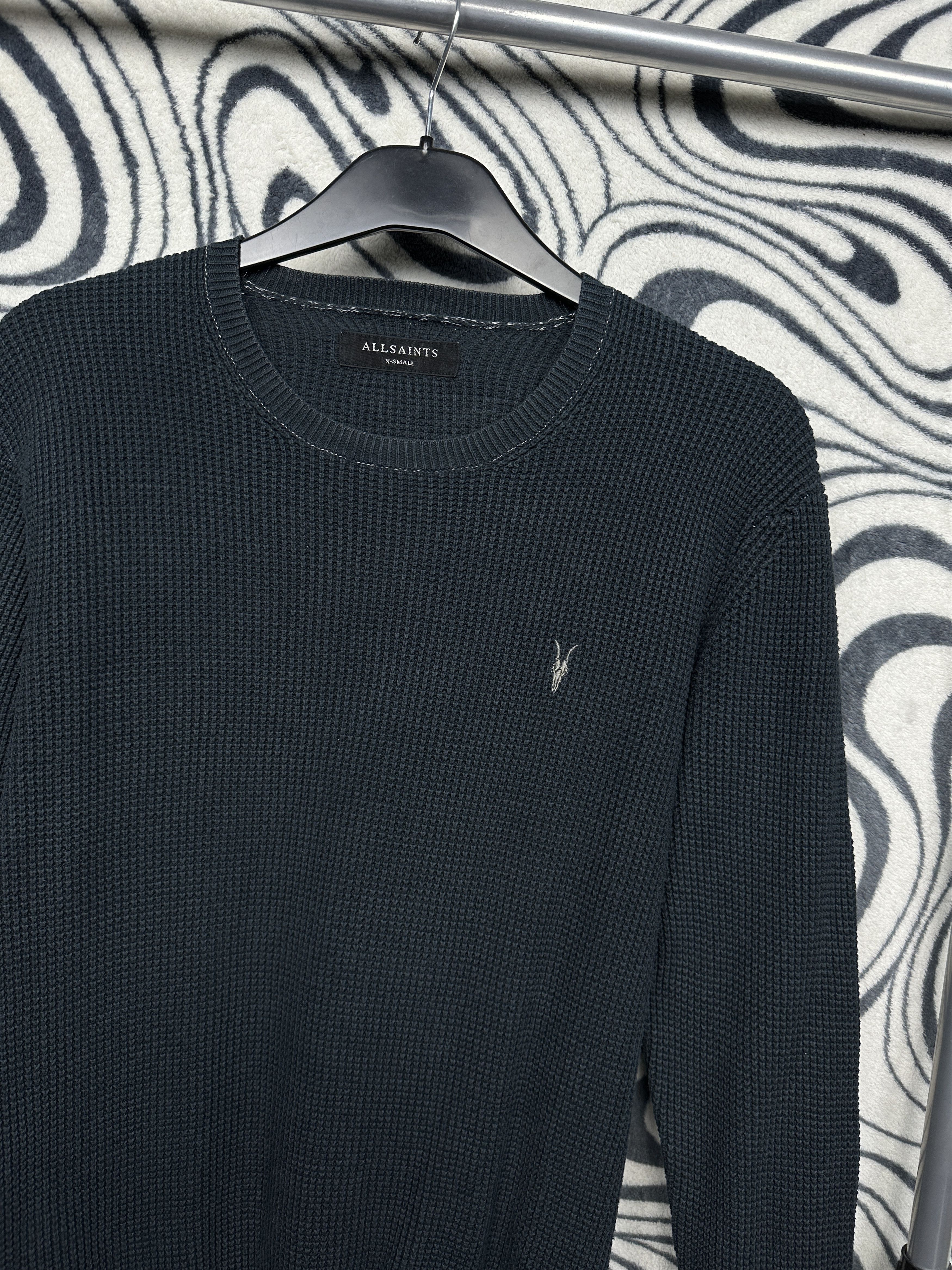 Allsaints Allsaints Mens Trias Crew Neck Sweater Size US XS / EU 42 / 0 - 2 Thumbnail