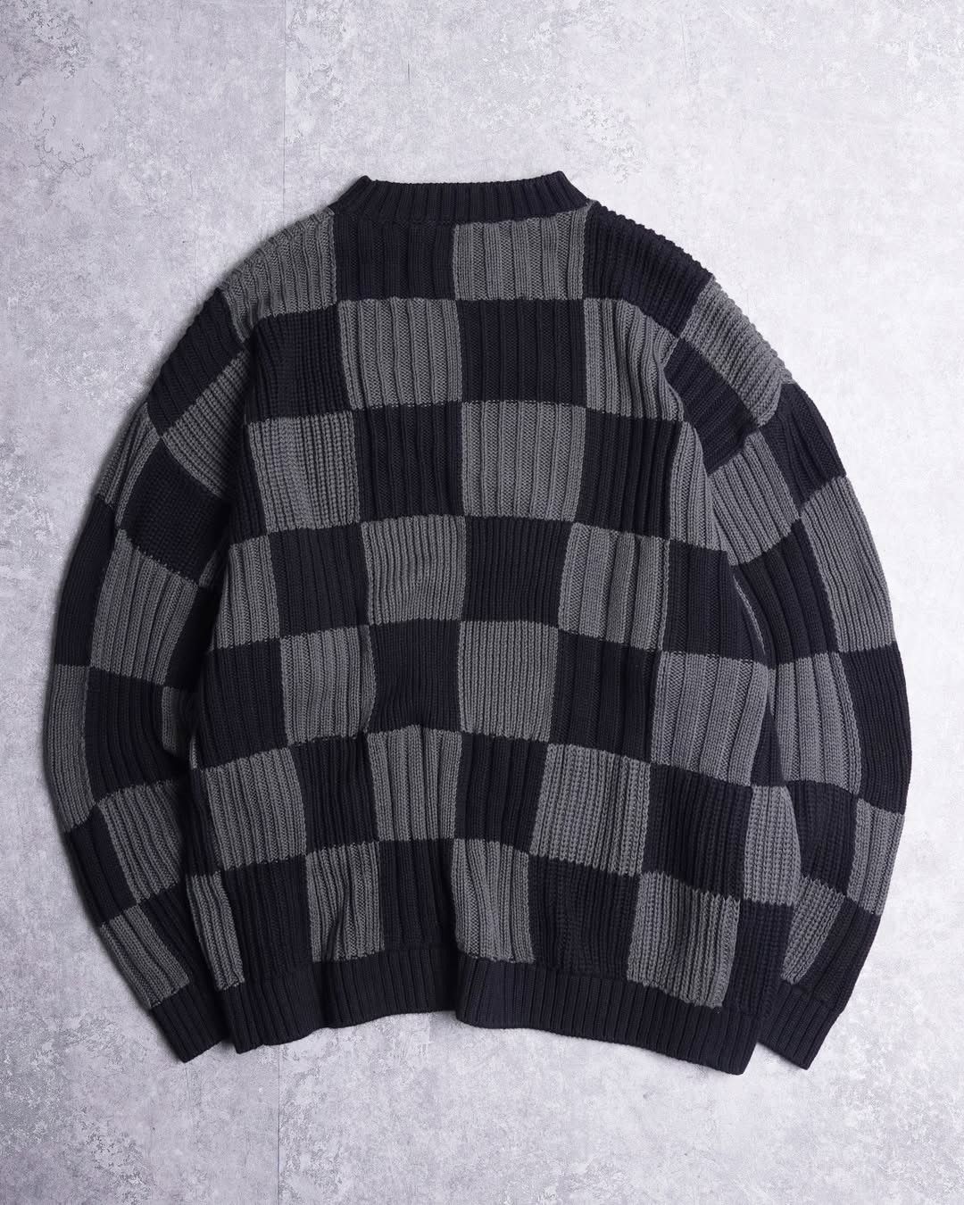 Balenciaga SS21 Checkered Oversized Knit Sweater Size US XS / EU 42 / 0 - 3 Thumbnail