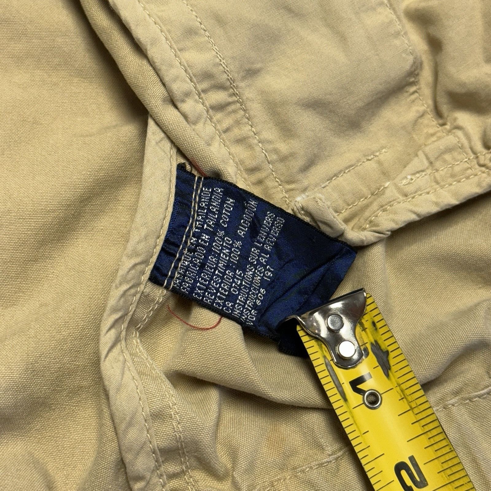 Nautica Vintage Nautica Jacket Mens Large 27x27 Beige Full Zip Colla Size US L / EU 52-54 / 3 - 18 Thumbnail