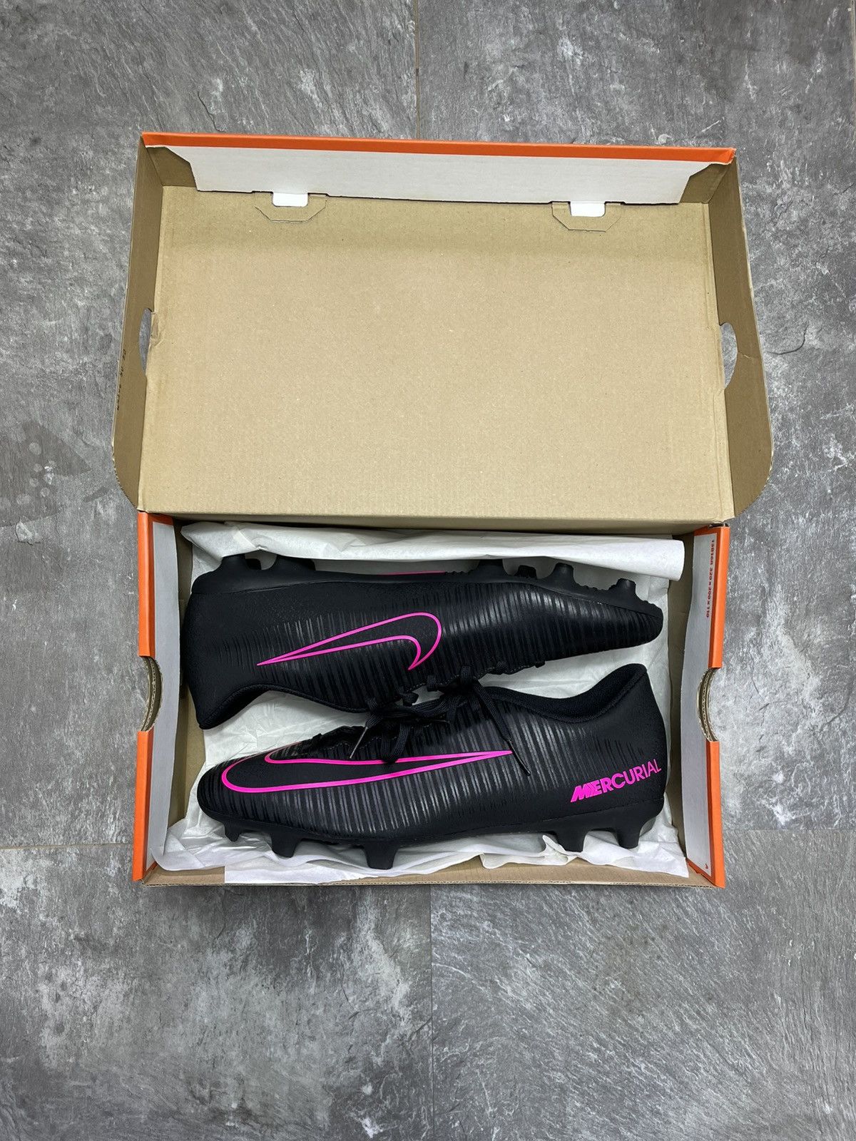 Nike New Nike Mercurial Vortex III FG Soccer Cleats Black Pink Size US 11 / EU 44 - 3 Thumbnail