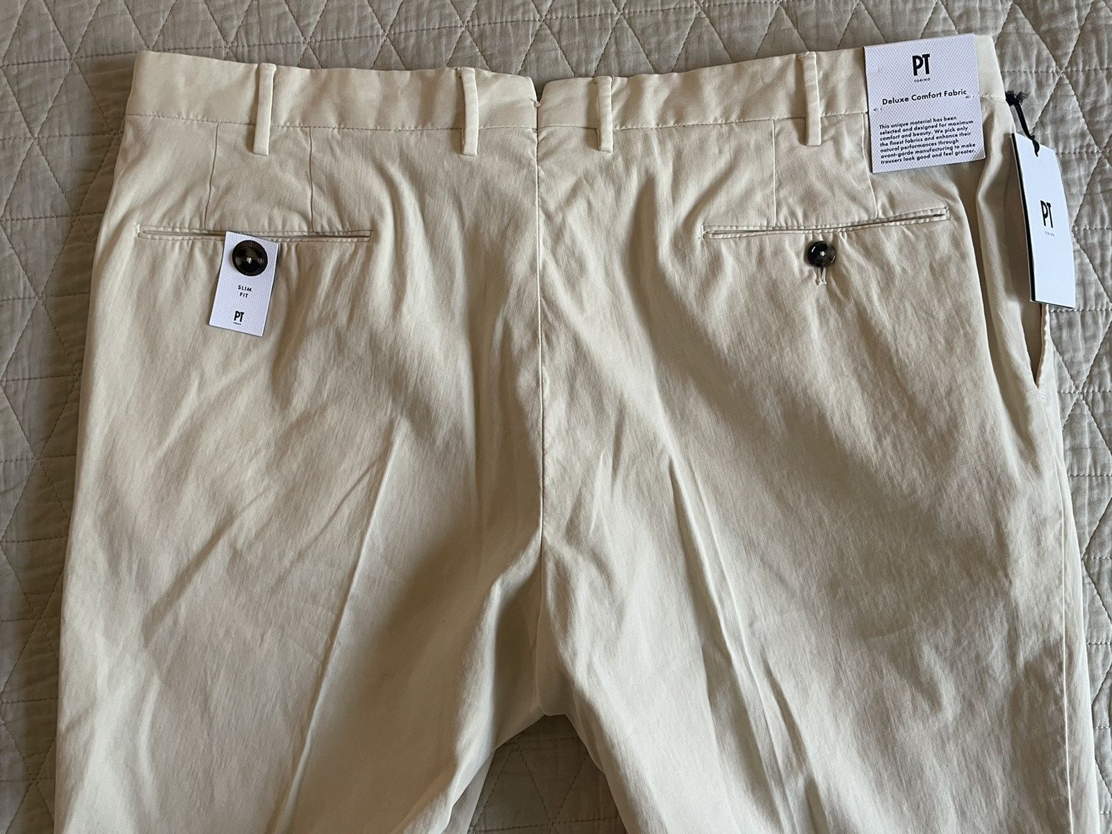 PT Torino Stretch Cotton-Cashmere Trouser Size US 40 / EU 56 - 8 Thumbnail