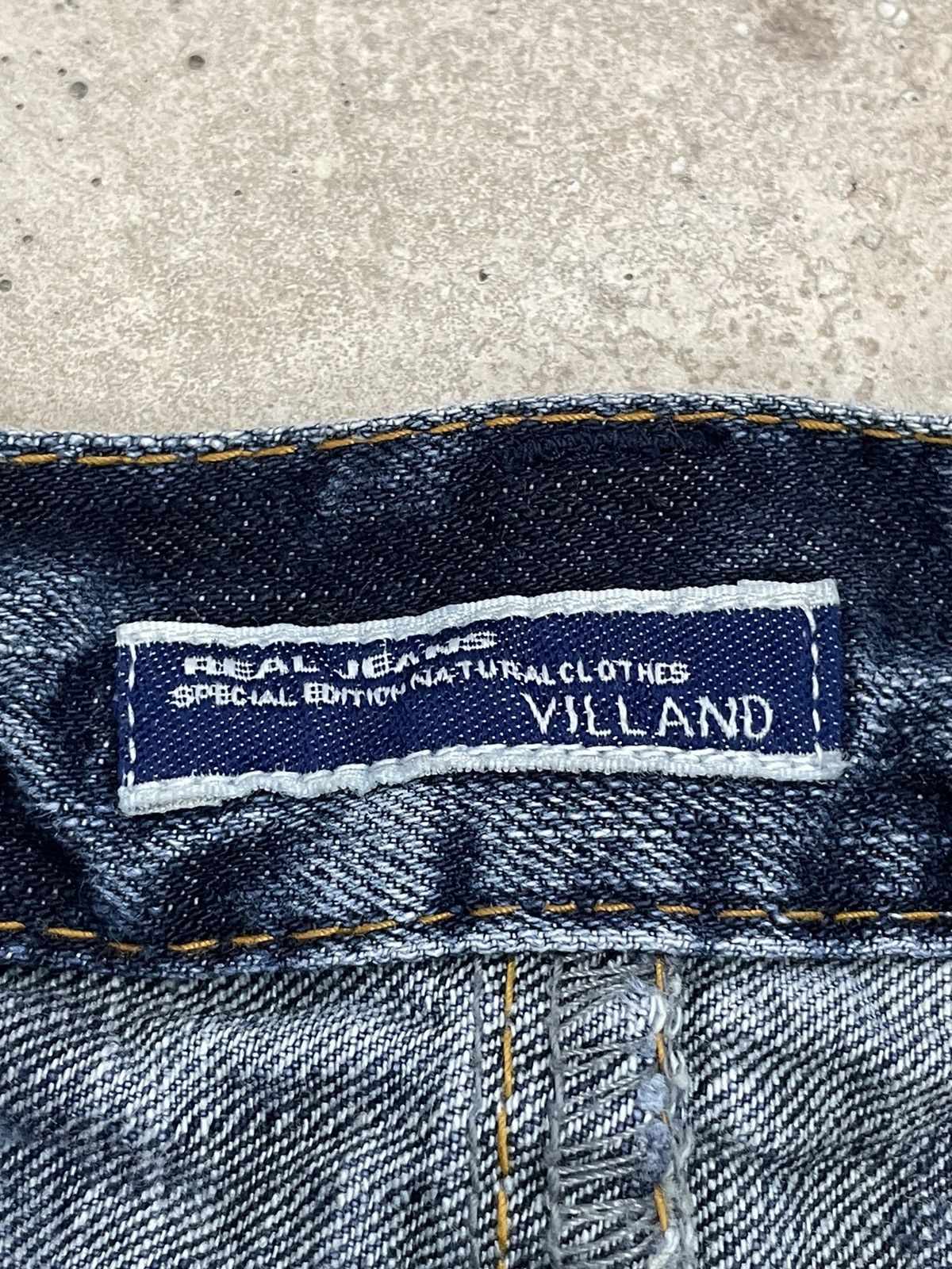Japanese Brand Villand Crazy Lightning Whisker Design Pocket Heavy Stich Size US 31 - 24 Thumbnail