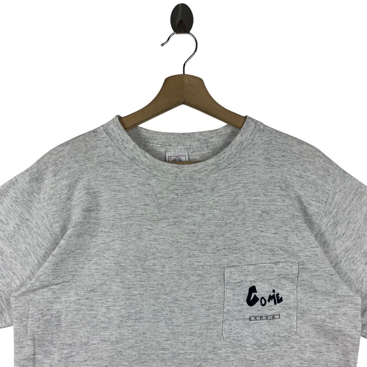 Vintage Vintage 90s COME EXPERT back hit big logo Surfing tee Size US L / EU 52-54 / 3 - 3 Thumbnail