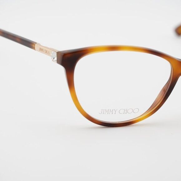 Jimmy Choo Jimmy Choo JC287 0086 00 Eyeglasses Havana 54mm Cat Eye Size ONE SIZE - 4 Thumbnail