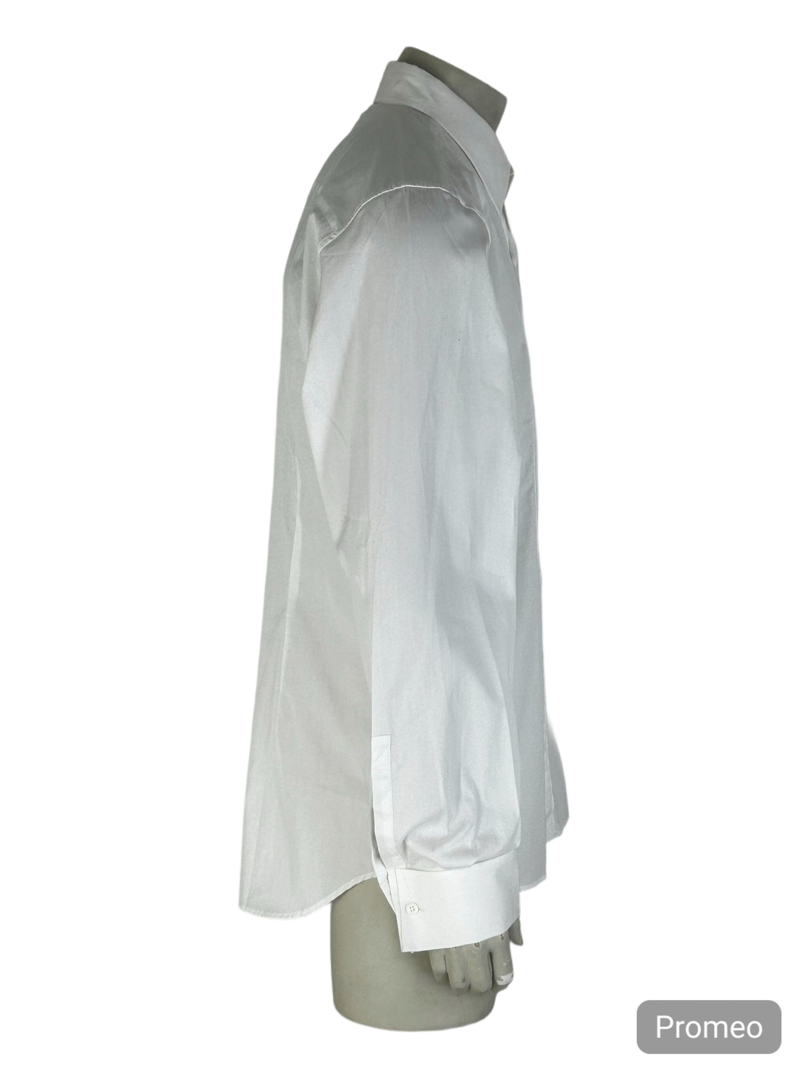 Fendi FENDI WHITE DOUBLE CUFF BIBBED FRONT EVENING SHIRT SIZE 43 Size US XXL / EU 58 / 5 - 2 Thumbnail