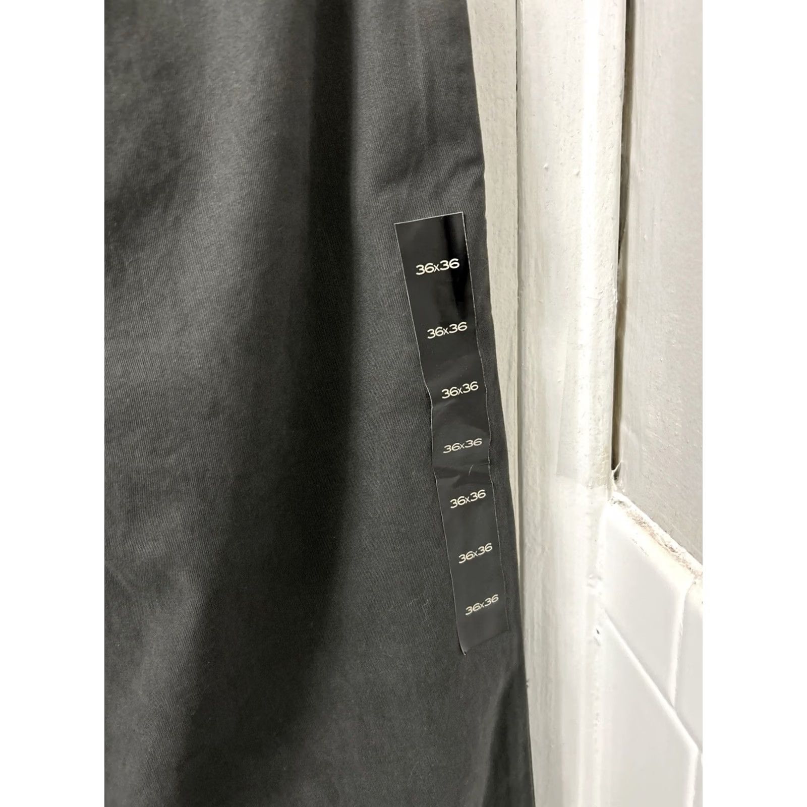 Banana Republic VINTAGE Banana Republic Gavin Chino Pants Mens 36x36 Dark Gray Straight Leg Cotton NWT Size US 36 / EU 52 - 5 Thumbnail