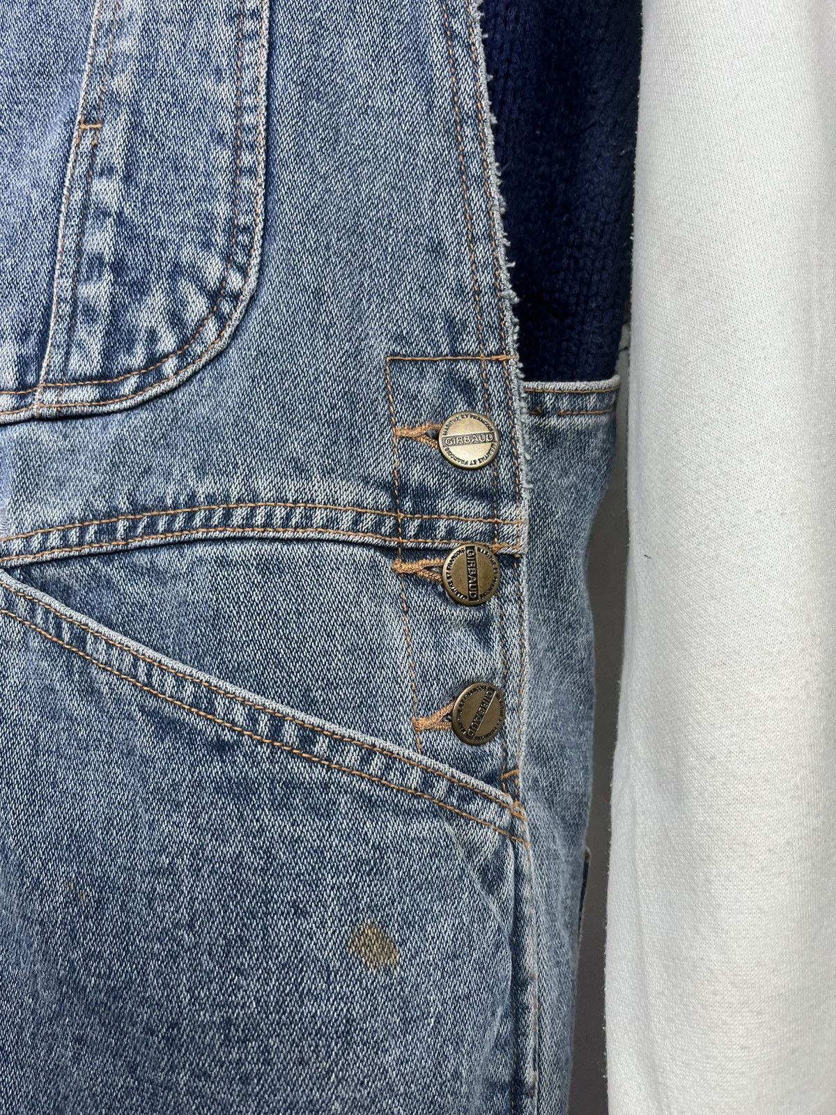 Marithe + Francois Girbaud Vtg Marithe Francois Girbaud Overall Denim Size US 33 - 4 Thumbnail