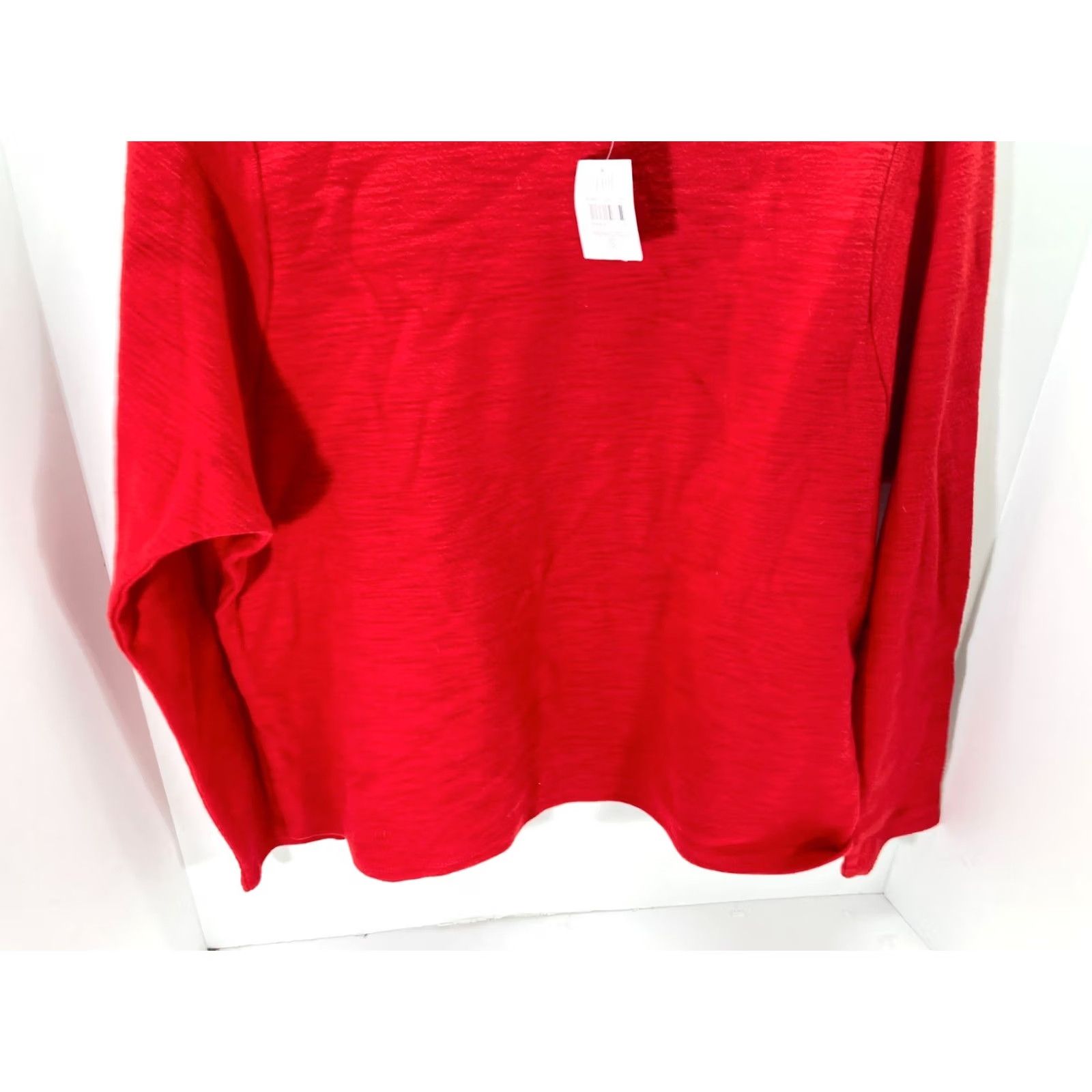 J. Jill J. Jill Tunic Pullover Sweater Top Womens S Red Boat Neck Long Sleeve Modern NWT Size S / US 4 / IT 40 - 5 Thumbnail