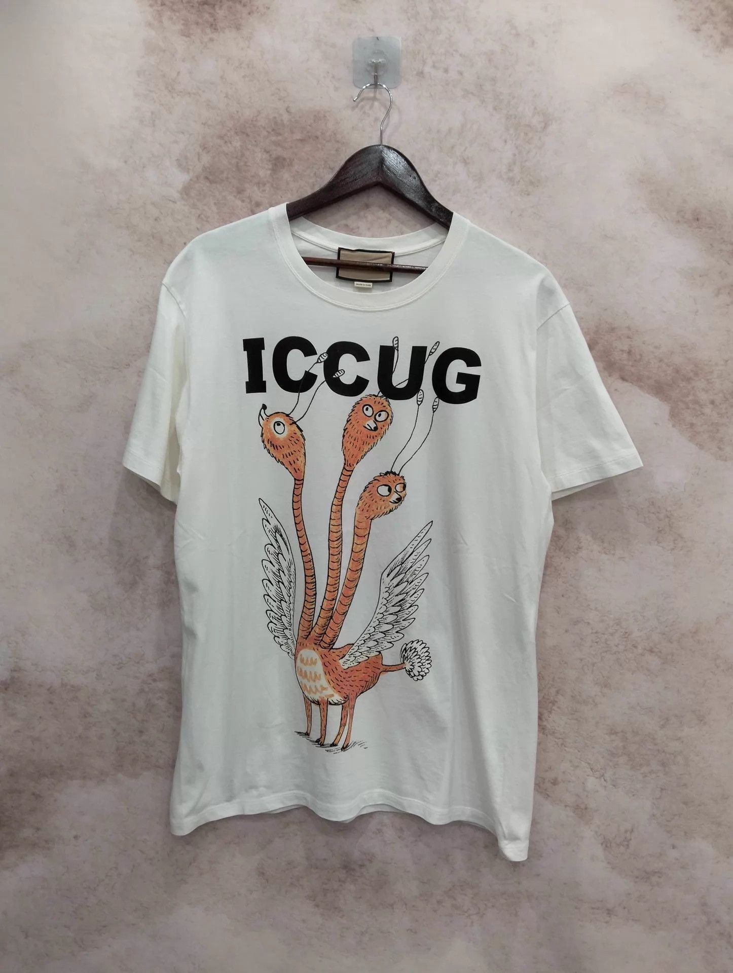 Gucci Gucci 3-Headed Bird Print SS T-Shirt S Size US S / EU 44-46 / 1 - 1 Thumbnail