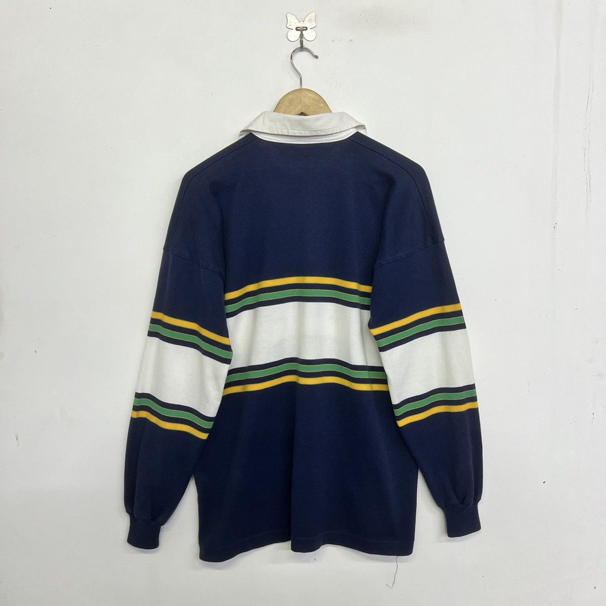 Canterbury of New Zealand Vintage 90s Canterbury Australia striped Rugby Polo Shirt Size US L / EU 52-54 / 3 - 7 Thumbnail