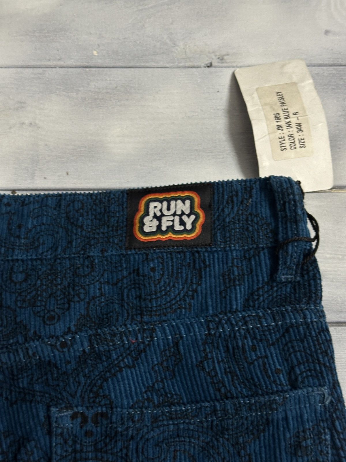 Other Rare Corduroy Bandana Pants Run&Fly Flare Japan Style Size US 34 / EU 50 - 10 Thumbnail