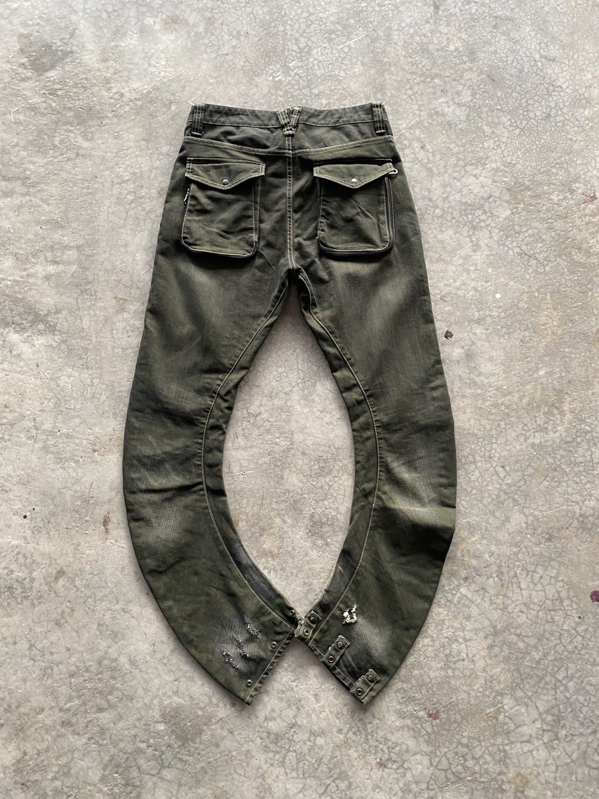 PPFM Vintage PPFM J Curve cut pants Size US 31 - 6 Thumbnail