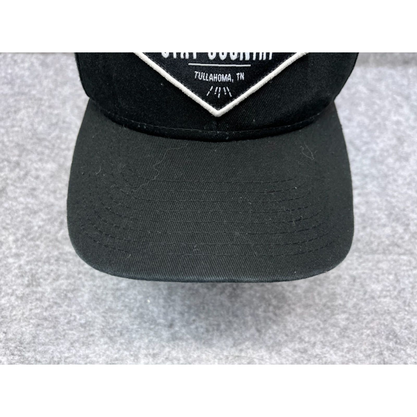 Vintage VINTAGE Stay Country Hat Cap Snap Back Adult One Size Black 100% cotton Outdoor Size ONE SIZE - 3 Thumbnail