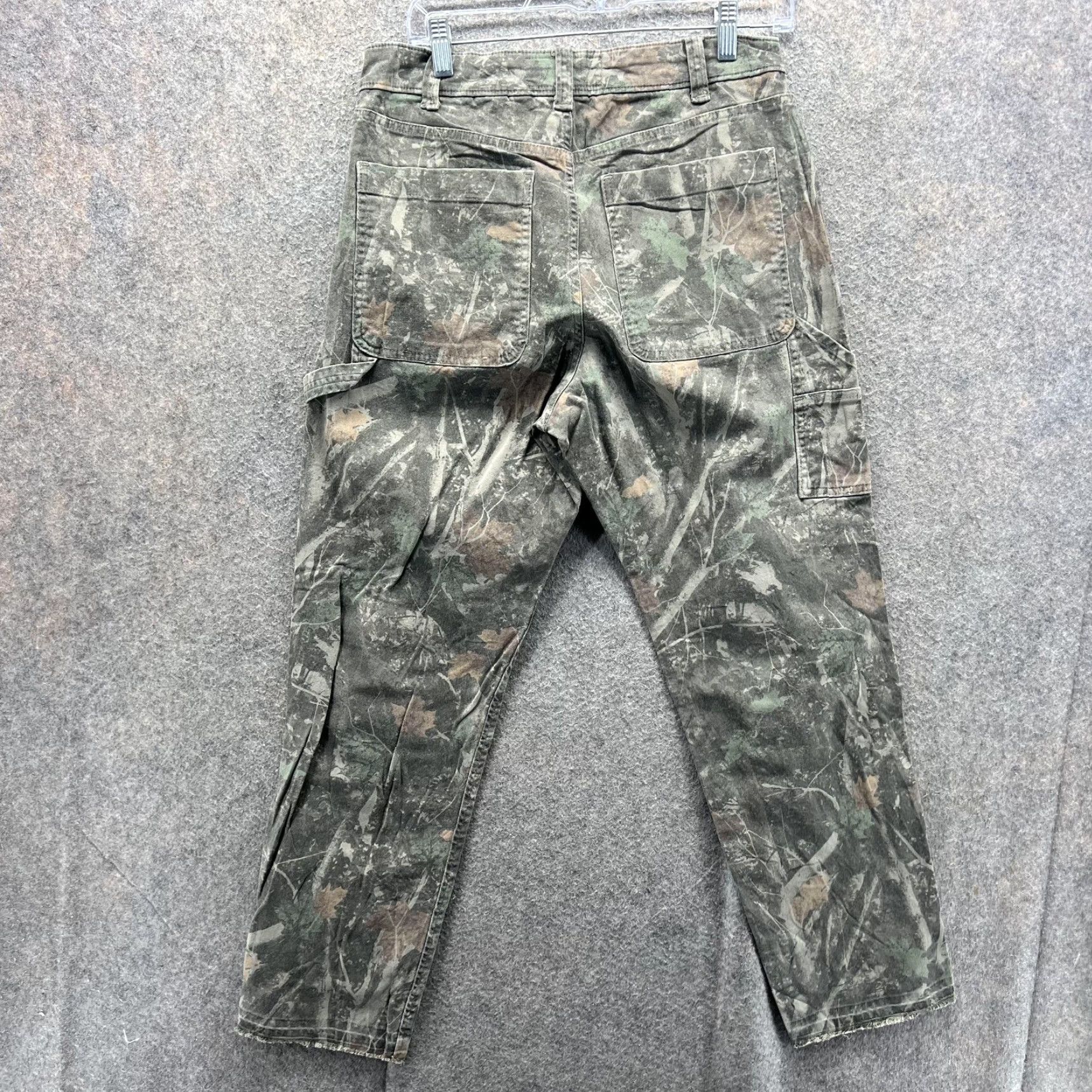 Abercrombie & Fitch VINTAGE Abercrombie & Fitch Cargo Pants Men 30x30 Green Camo Hunting Paratrooper Size US 30 / EU 46 - 2 Thumbnail