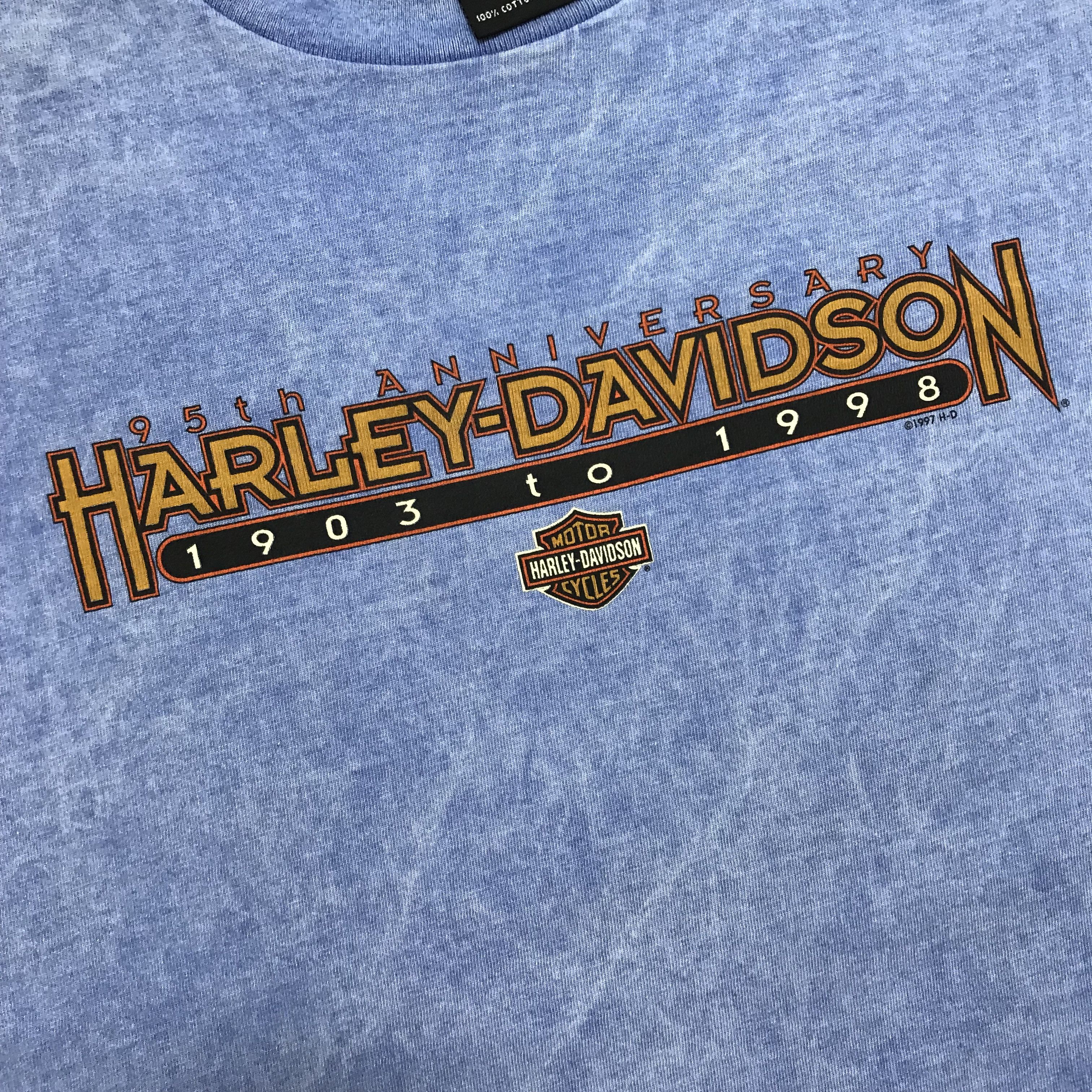 Harley Davidson HARLEY-DAVIDSON 1998 Autograph Willie G. Rare T-Shirt Tee Size US XXL / EU 58 / 5 - 6 Thumbnail