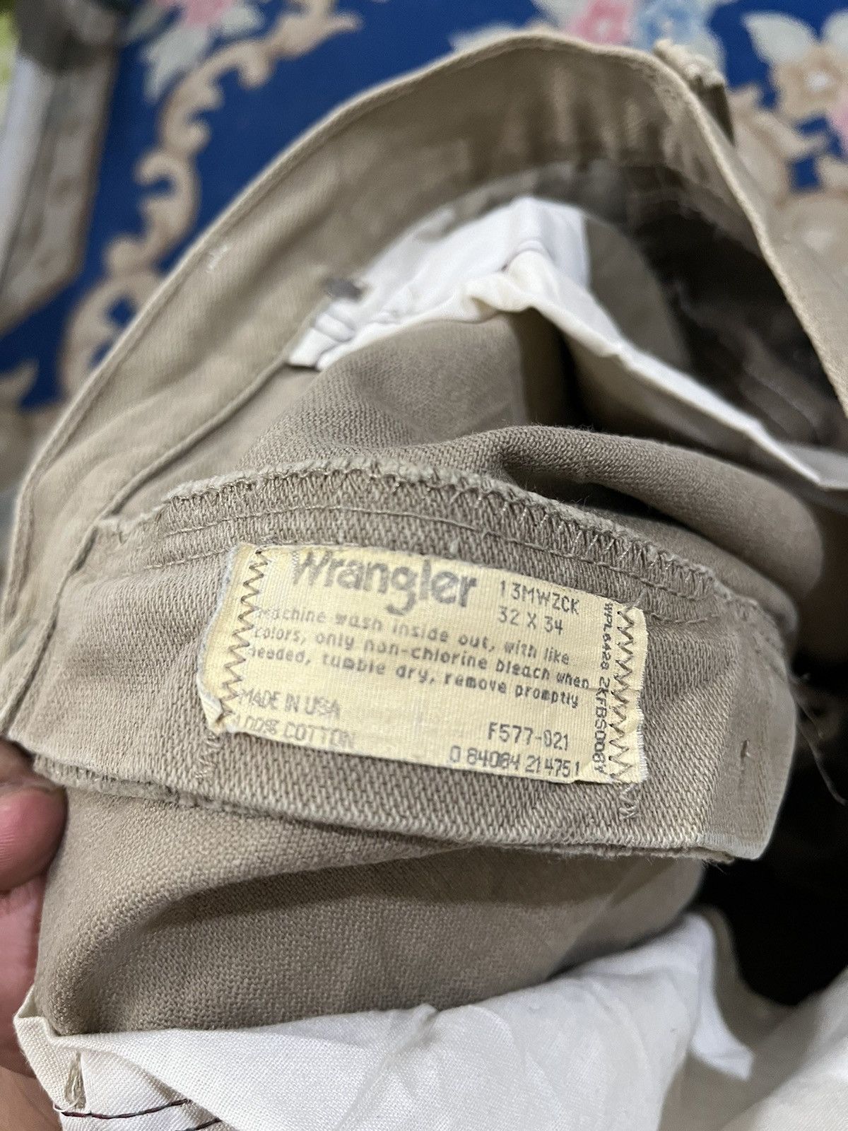 Wrangler × Yasuyuki Ishii Vintage Wrangle khaki Baggy Denim Size US 32 / EU 48 - 11 Thumbnail