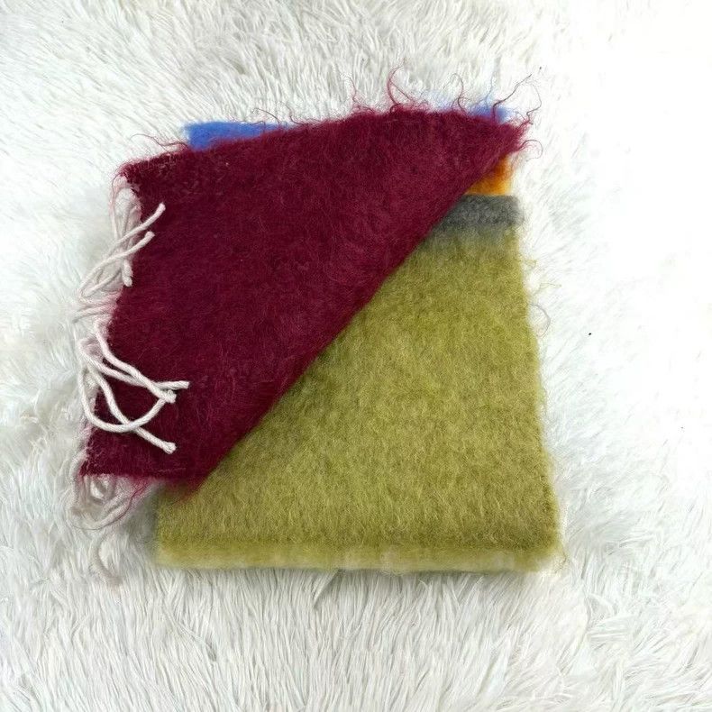 Loewe LOEWE Colorable patchwork horsehair scarf Size ONE SIZE - 2 Thumbnail
