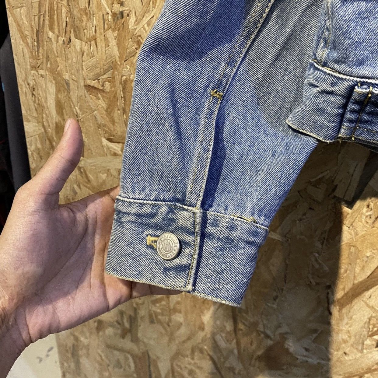 DKNY × Vintage Rare 90s Vintage DKNY AMERICAN ATHLETIC NYC Jeans Jackets Size US M / EU 48-50 / 2 - 7 Thumbnail