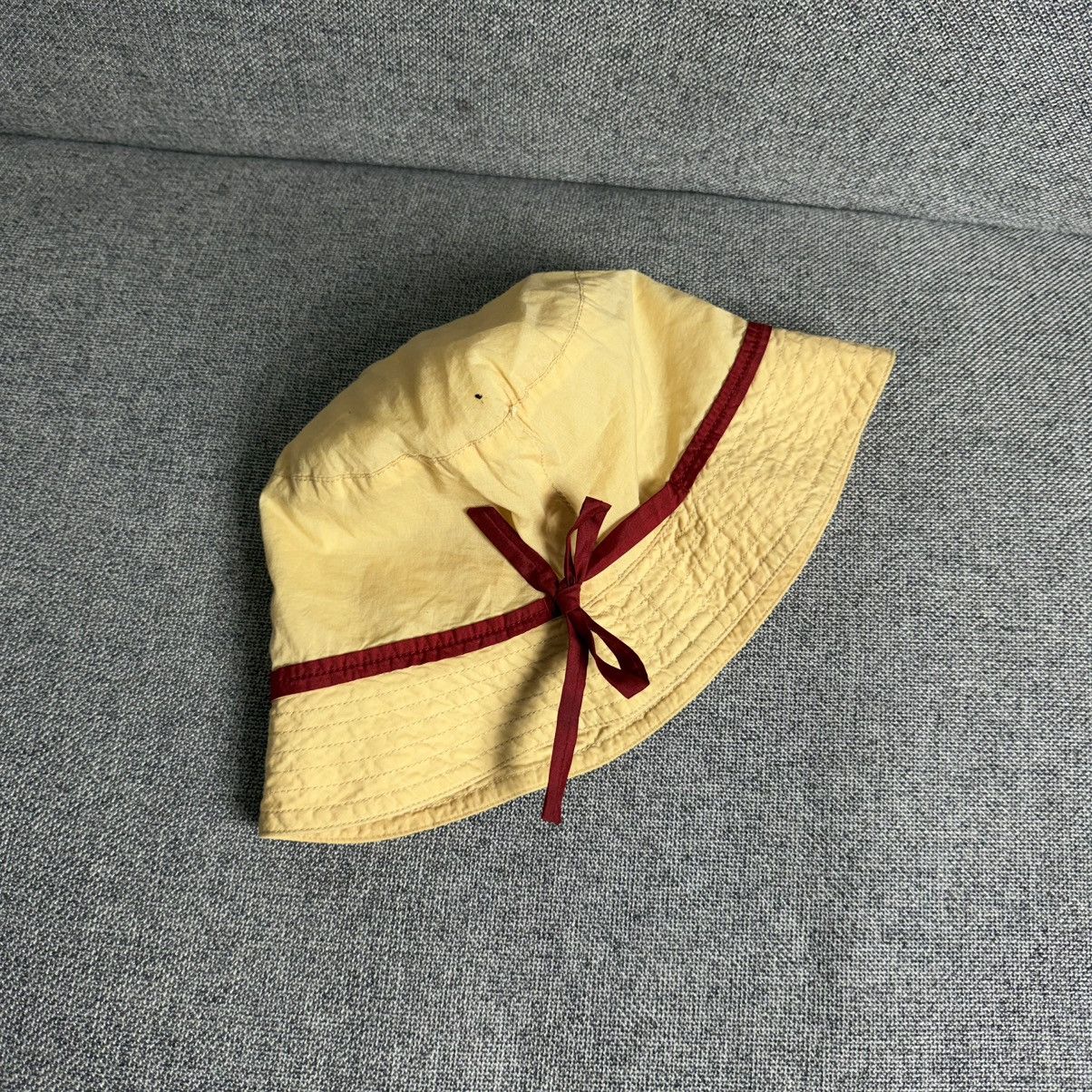 Prada Vintage Prada Red Stripe Bucket Hat Size ONE SIZE - 2 Thumbnail