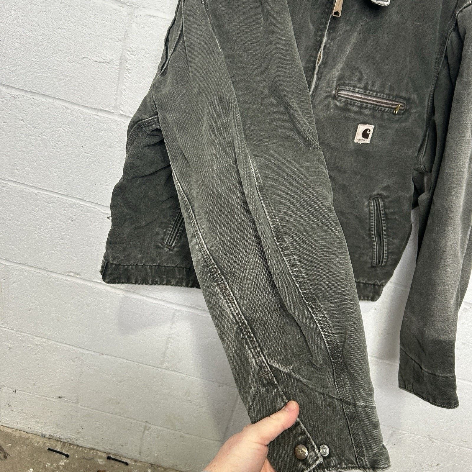 Carhartt Vintage Carhartt Blanket-Lined Detroit Jacket “Moss” J97 Size US L / EU 52-54 / 3 - 9 Thumbnail