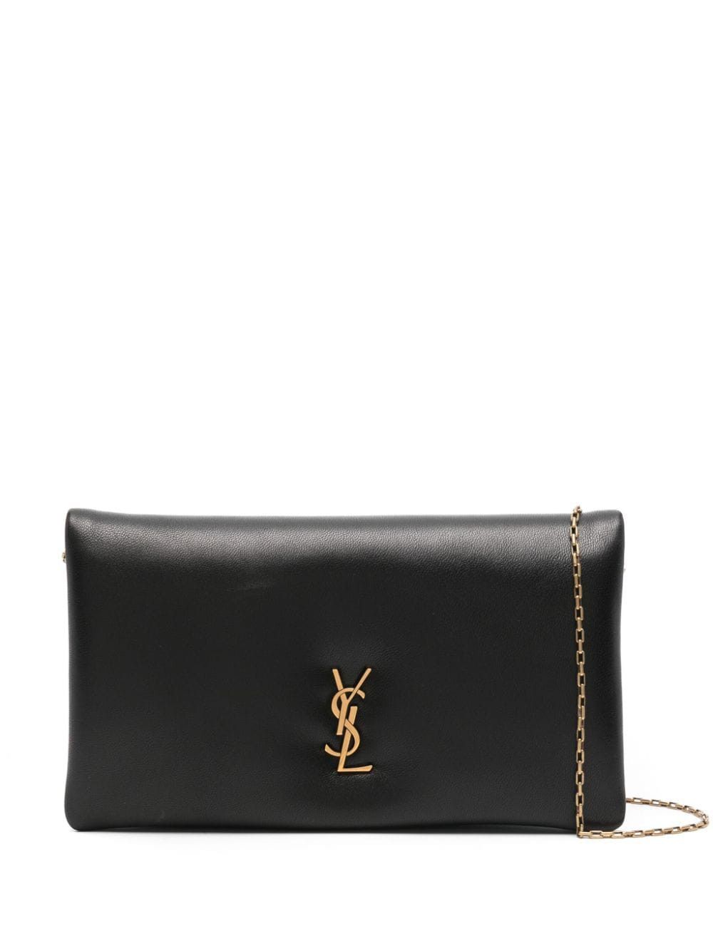 Saint Laurent Paris MONOGRAM LEATHER WALLET ON CHAIN Size ONE SIZE - 1 Thumbnail