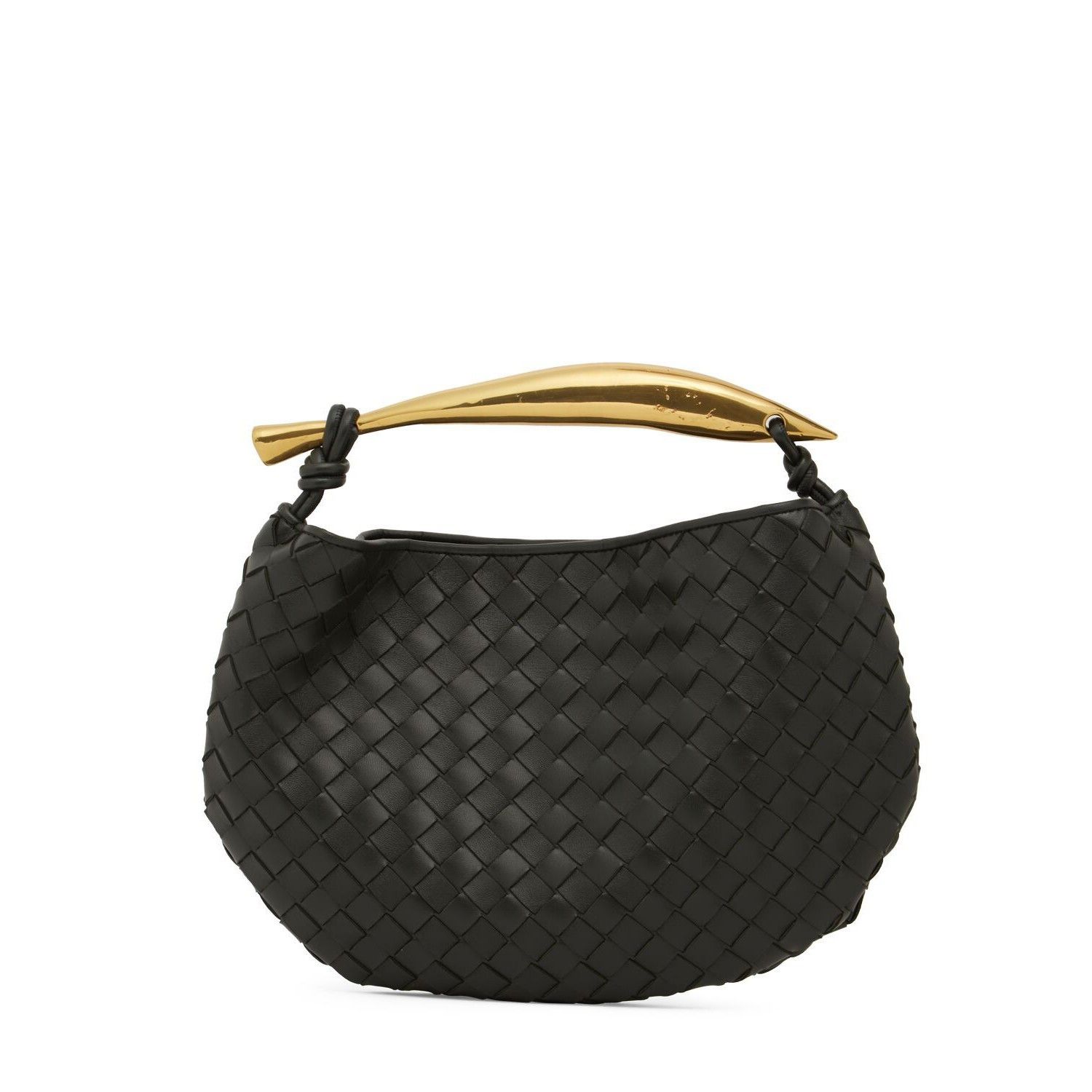 Bottega Veneta BOTTEGA VENETA Sardine Classic Black Leather Top Handle Bag Size ONE SIZE - 1 Thumbnail