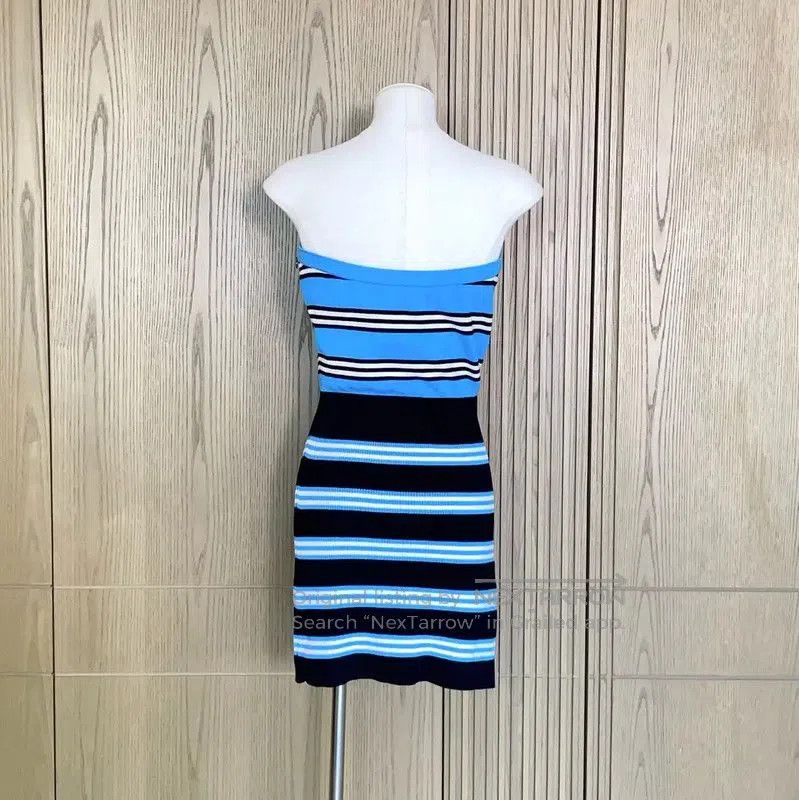 Chanel Chanel Striped Strapless Mini Dress in Multiple Colors . Size S / US 4 / IT 40 - 1 Thumbnail