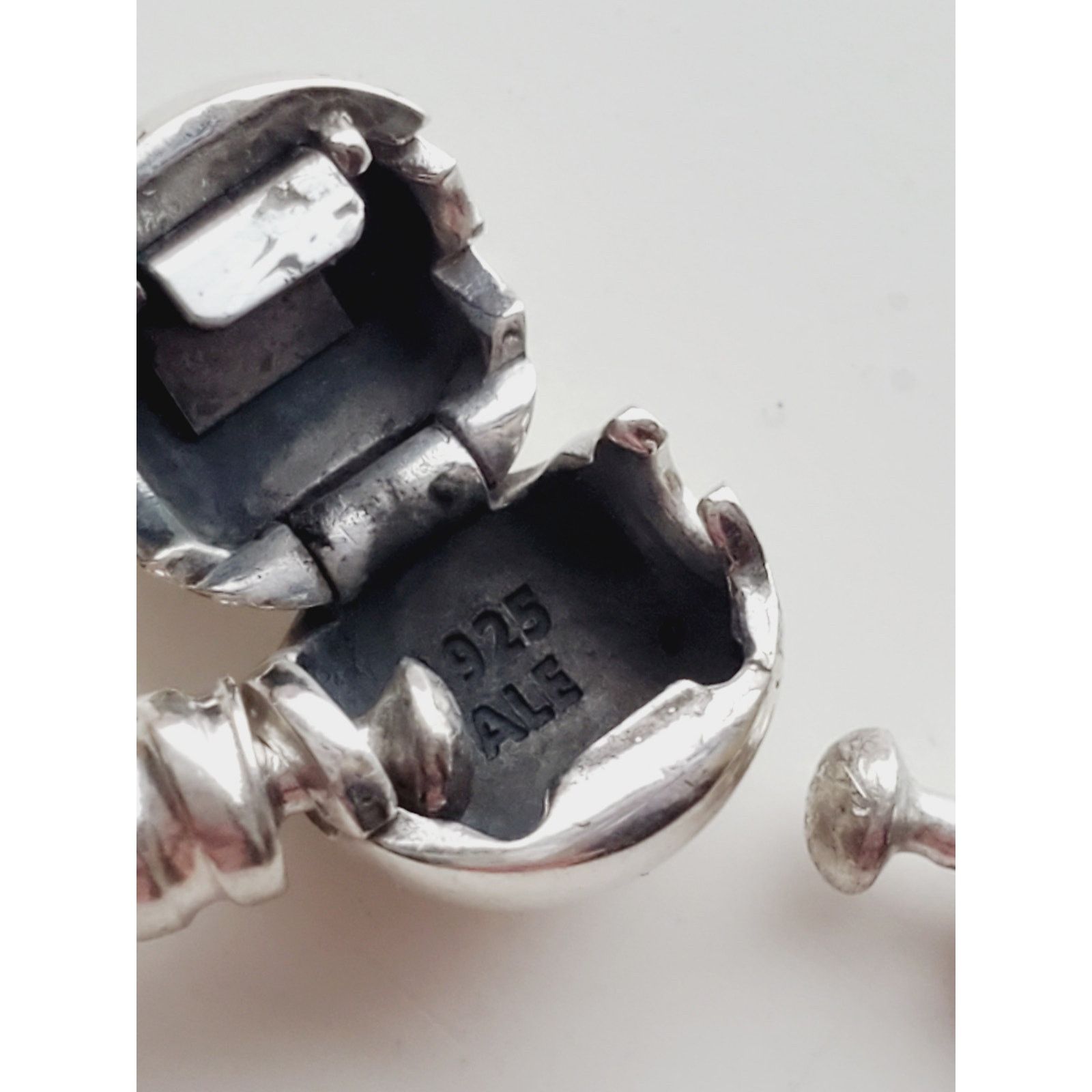 pandora Pandora Charm Barrel Bangle Bracelet S925 Silver 7.5”/19cm Size ONE SIZE - 6 Thumbnail
