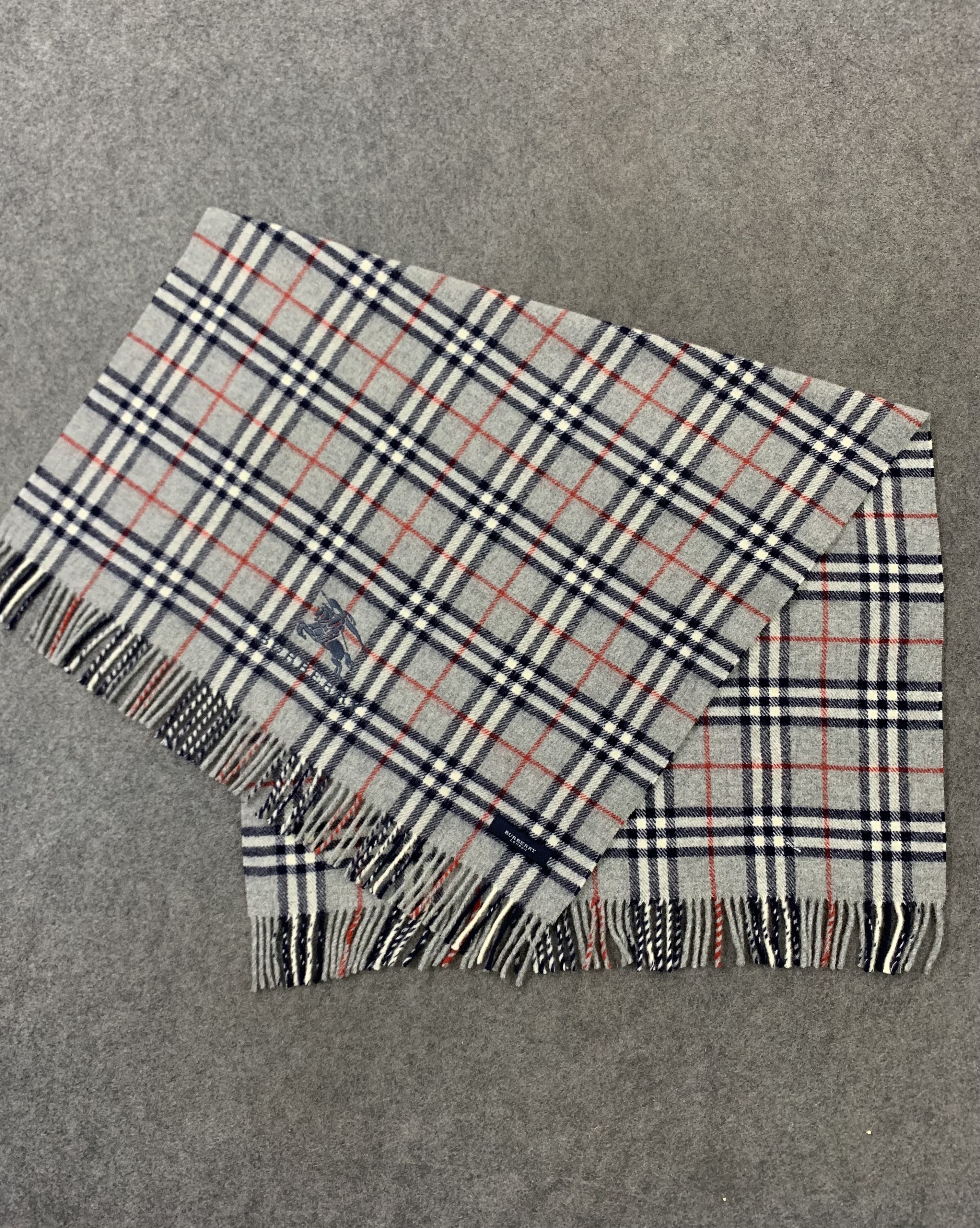 Burberry Burberry Scarf Wool Muffler Neck Wrap BL9304 Size ONE SIZE - 4 Thumbnail