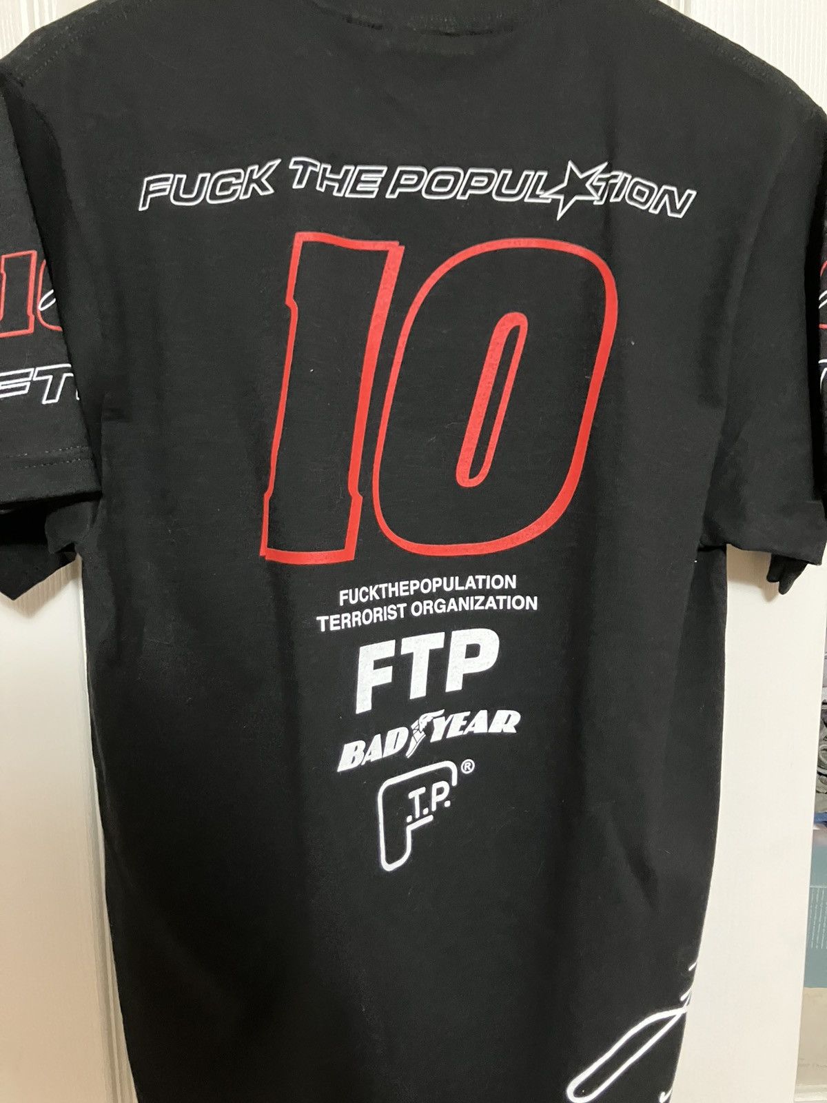 Fuck The Population 2023 Nascar Tee Size US M / EU 48-50 / 2 - 3 Thumbnail