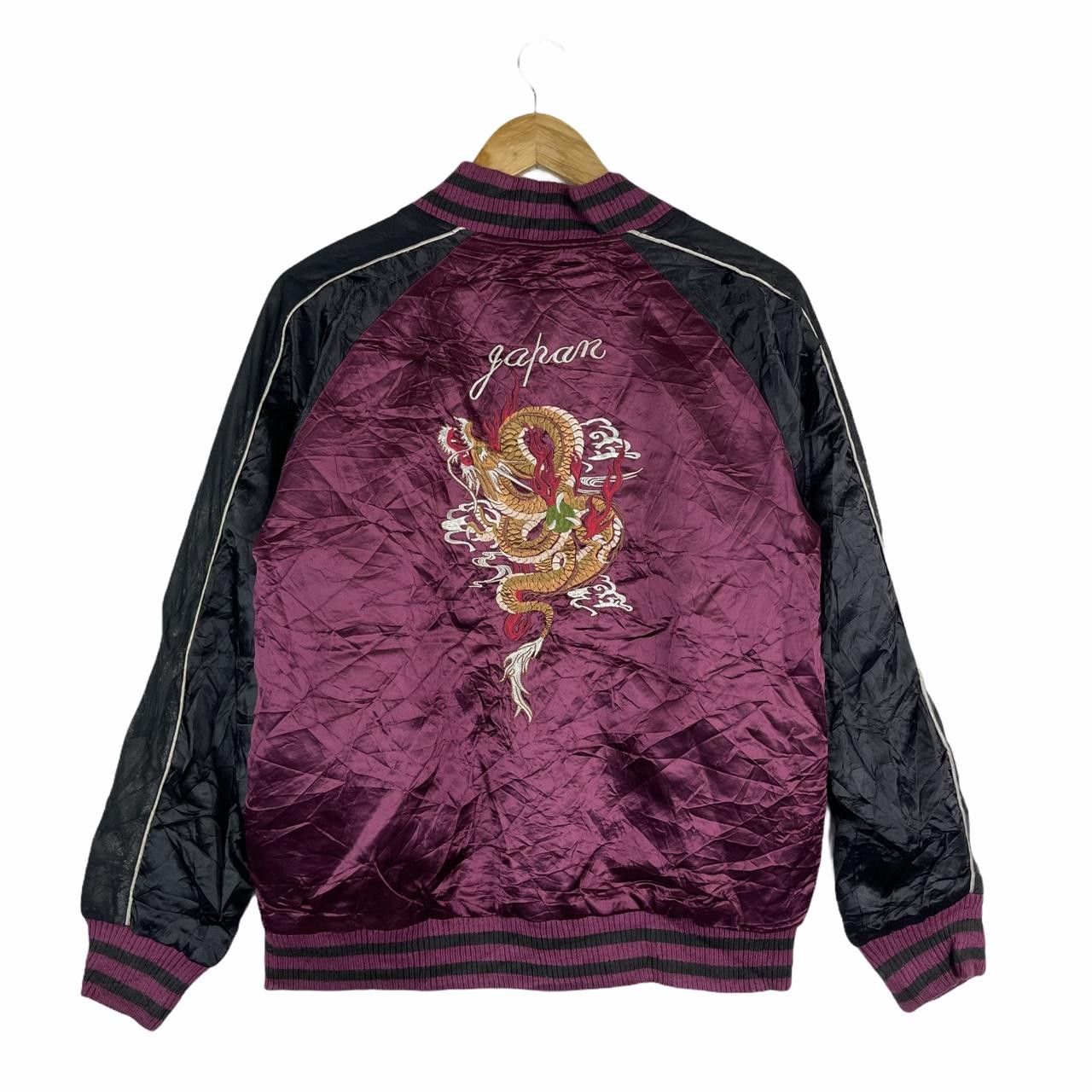 Other Vintage Sukajan Jacket JAPANESE TRADITIONAL Dragon Ryu Size L / US 10 / IT 46 - 1 Thumbnail