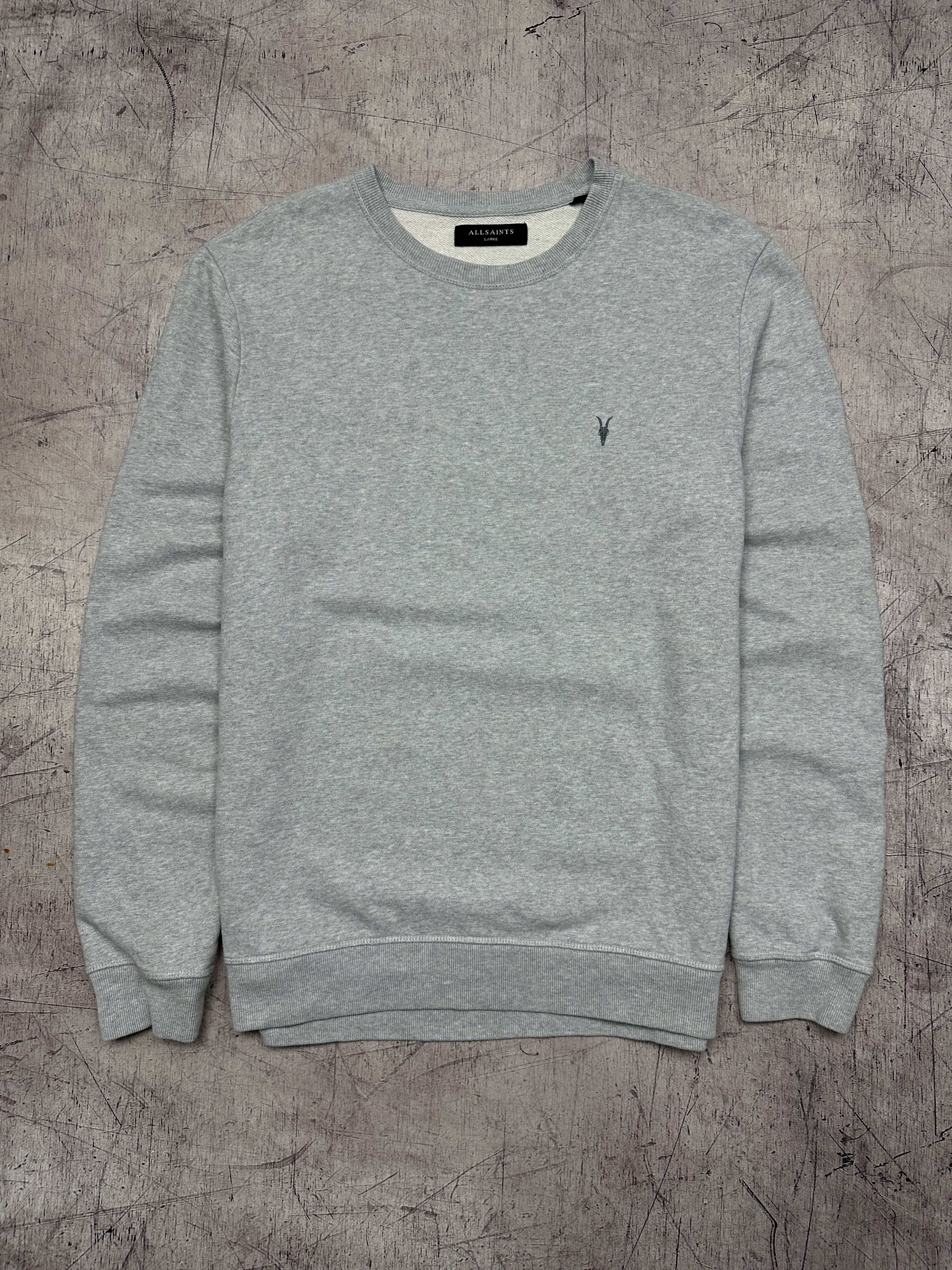 Allsaints Allsaints Mens Raven Crew Neck Sweatshirt Size US L / EU 52-54 / 3 - 1 Thumbnail