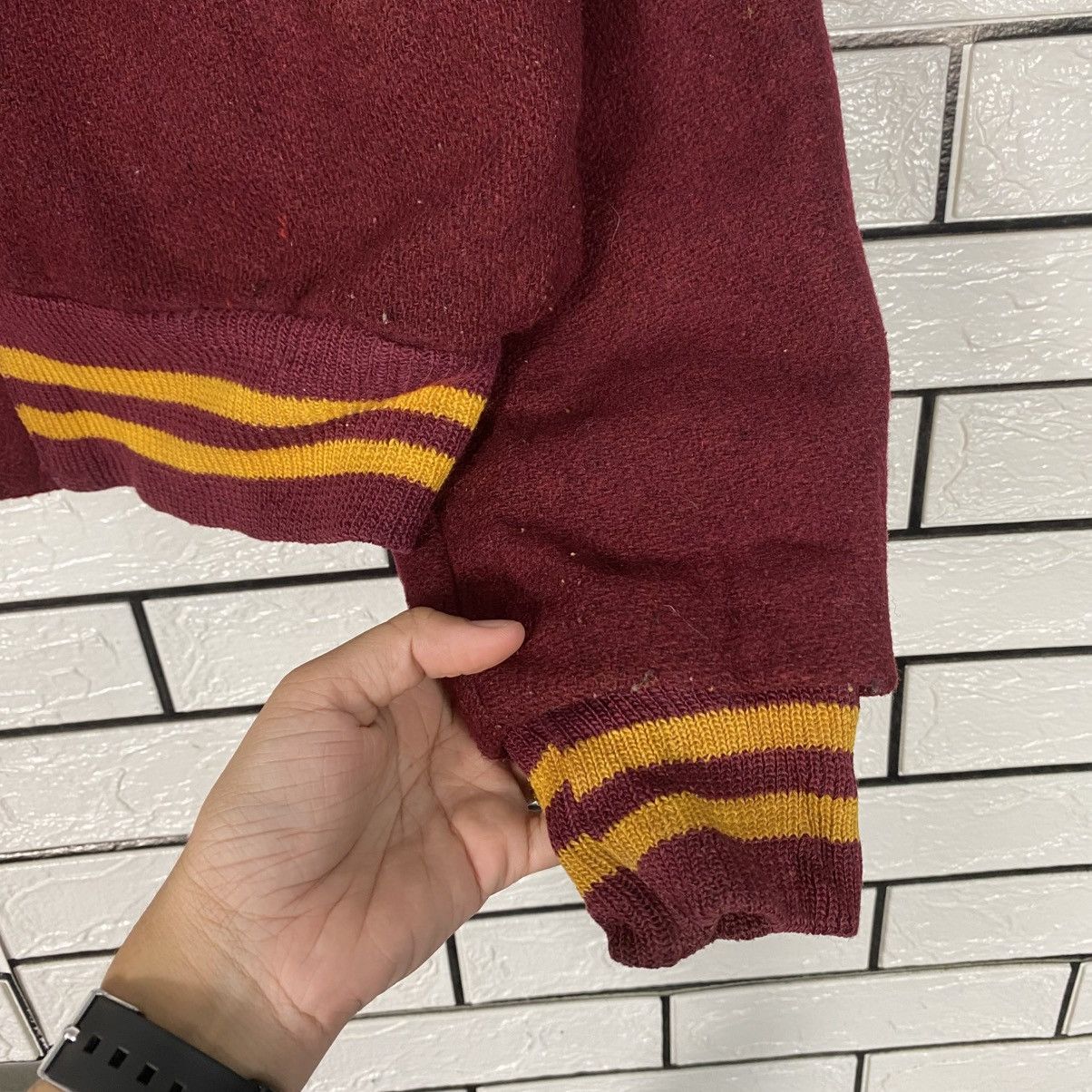 Vintage Vintage Wool Bomber Jacket Butwins St Paul Big Logo Size US M / EU 48-50 / 2 - 17 Thumbnail
