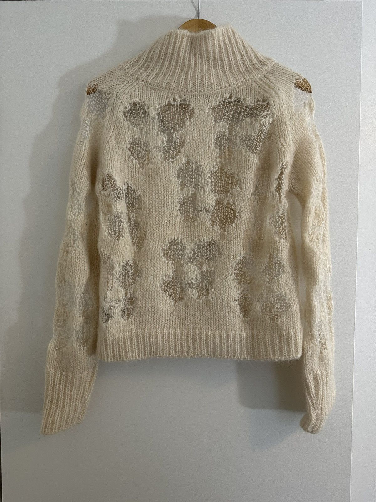 Cecilie Bahnsen Cecilie Bahnsen Mohair Flower Sweater Size S / US 4 / IT 40 - 2 Thumbnail