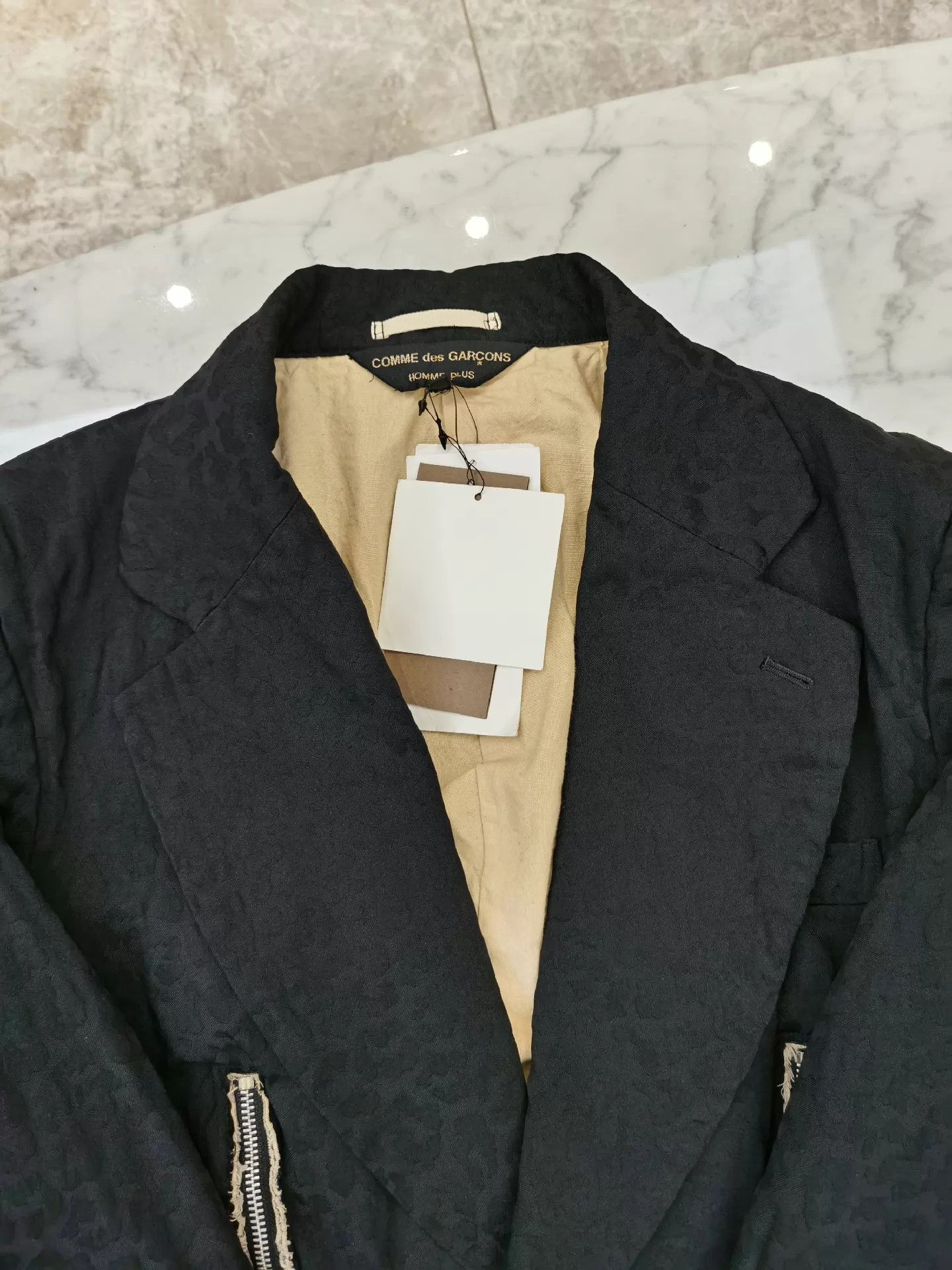 Comme des Garcons CDG Homme Plus SS Blazer Textured Cinched Thick Size M Size US M / EU 48-50 / 2 - 8 Thumbnail