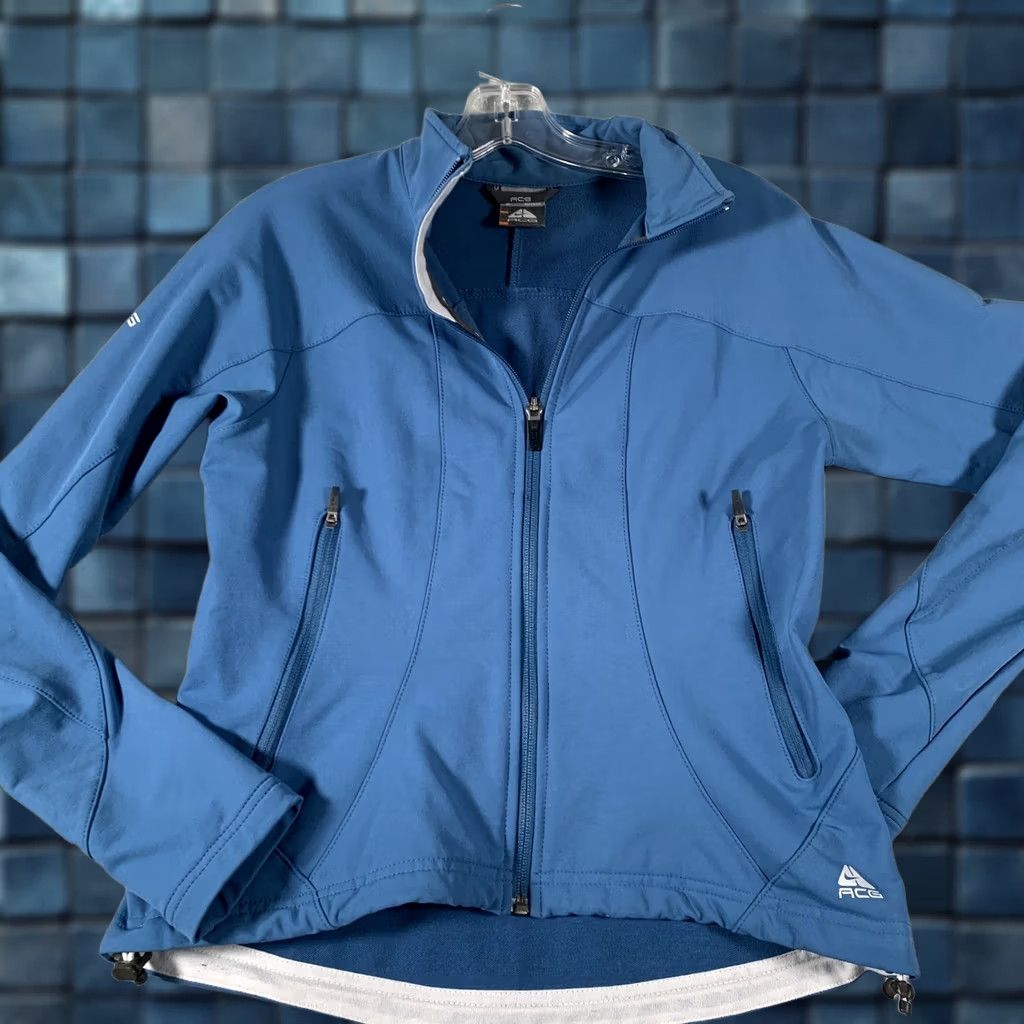 Nike Nike ACG Jacket Womens S Blue Softshell Full Zip Hiking Windbreaker Outdoor Size S / US 4 / IT 40 - 1 Thumbnail