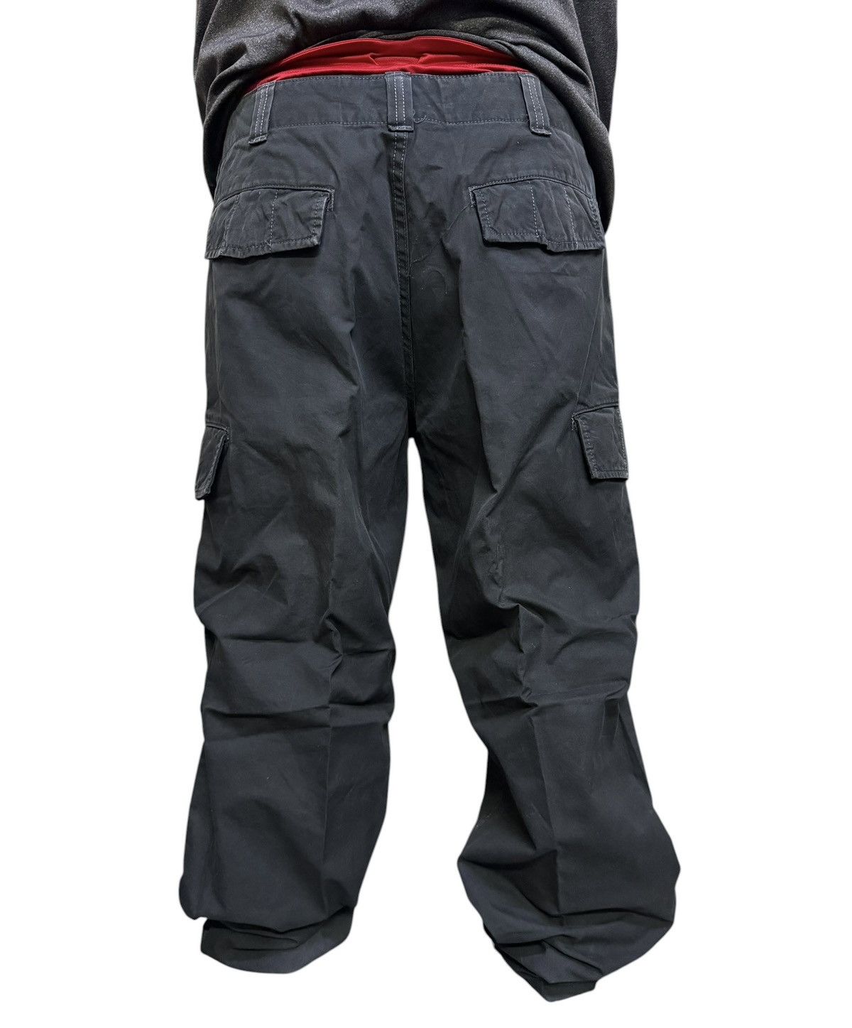 Yohji Yamamoto Vintage 90s Yohji Yamamoto Baggy Cargo Pant Size US 38 / EU 54 - 23 Thumbnail