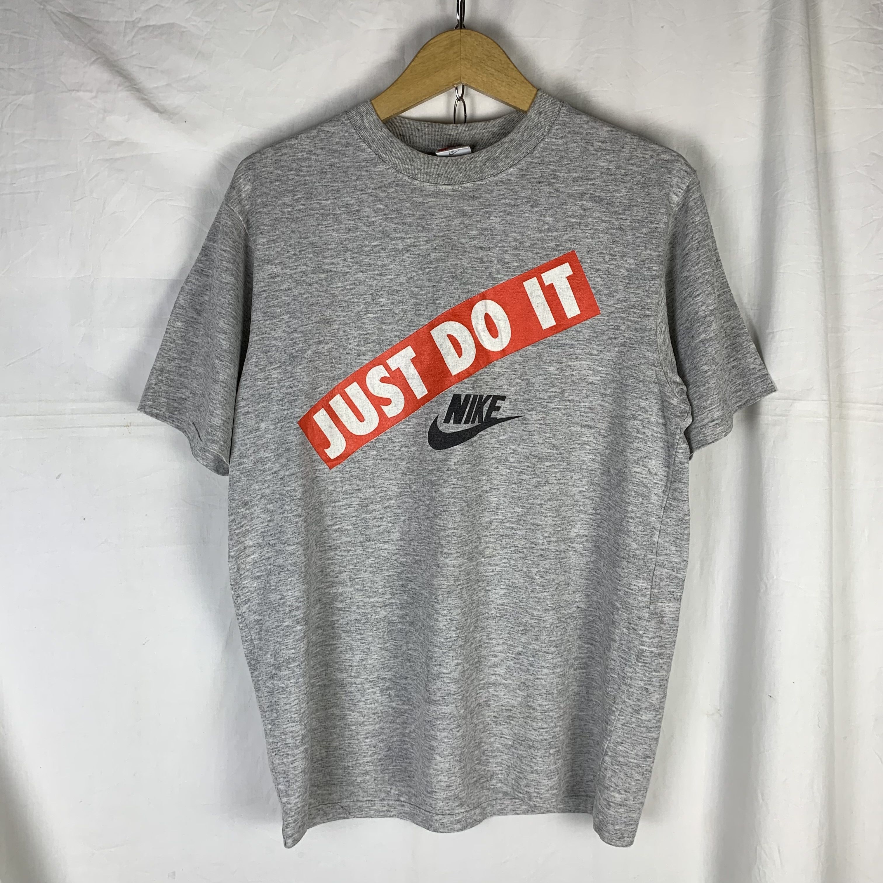 Nike Vintage 90s Nike Just Do It Tee Size US M / EU 48-50 / 2 - 1 Thumbnail