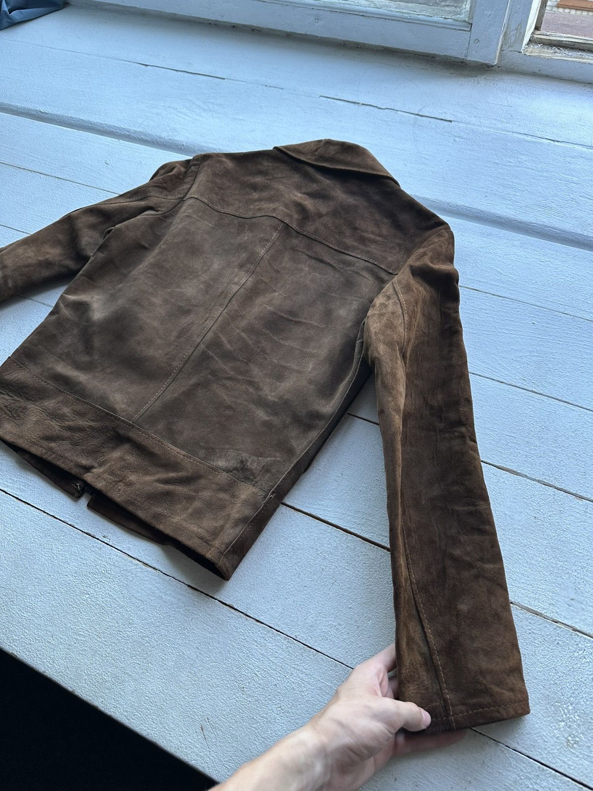 Other 🚨VNTG LEATHER JACKET AVANT GARDE ASYMMETRICAL BLACK MOTO Size US XS / EU 42 / 0 - 11 Thumbnail