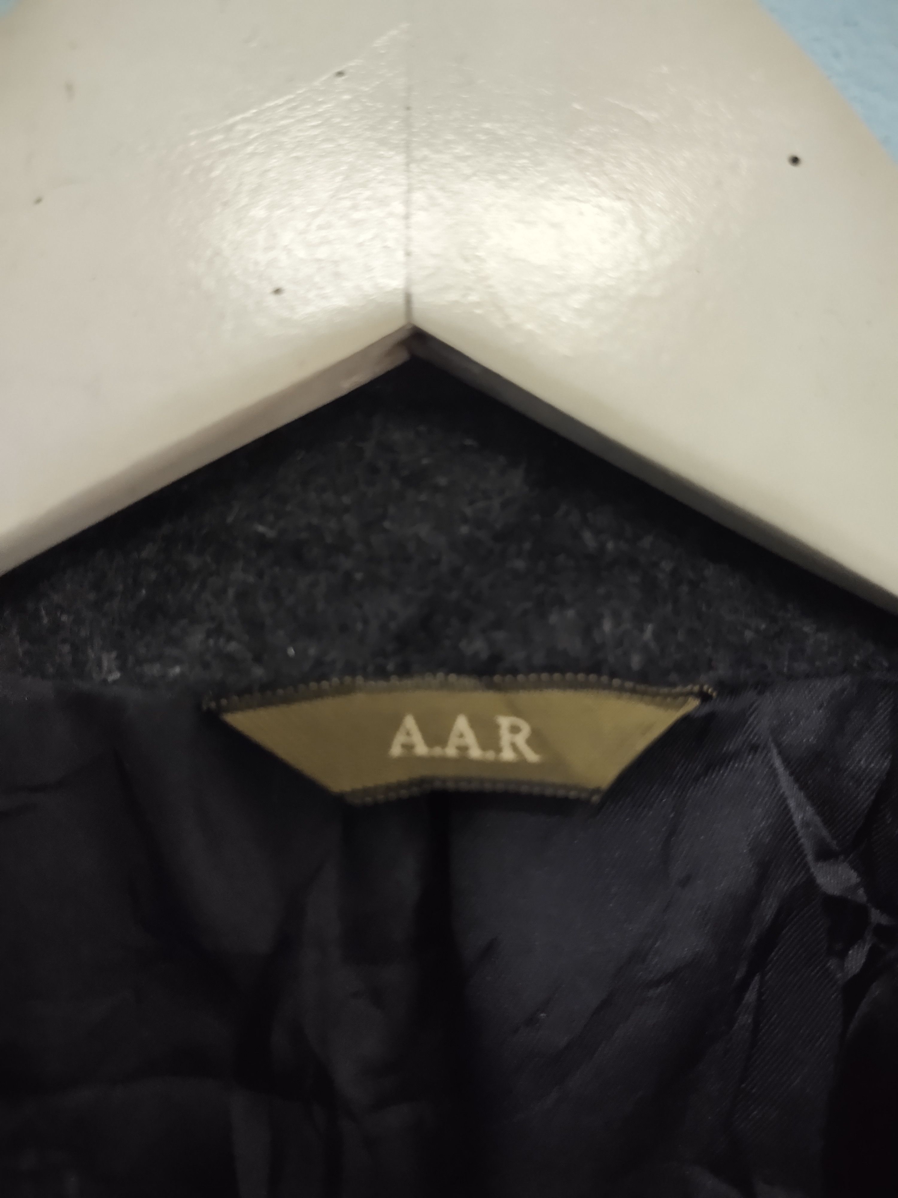 Japanese Brand × Yohji Yamamoto Vintage A.A.R by Yohji Yamamoto Wool Long Jacket Size US L / EU 52-54 / 3 - 4 Thumbnail