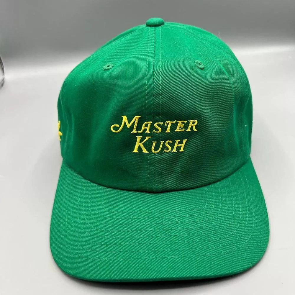 Grassroots California Master Kush Hat Men Green Skate Grassroots Strap Back Cap Size ONE SIZE - 1 Thumbnail