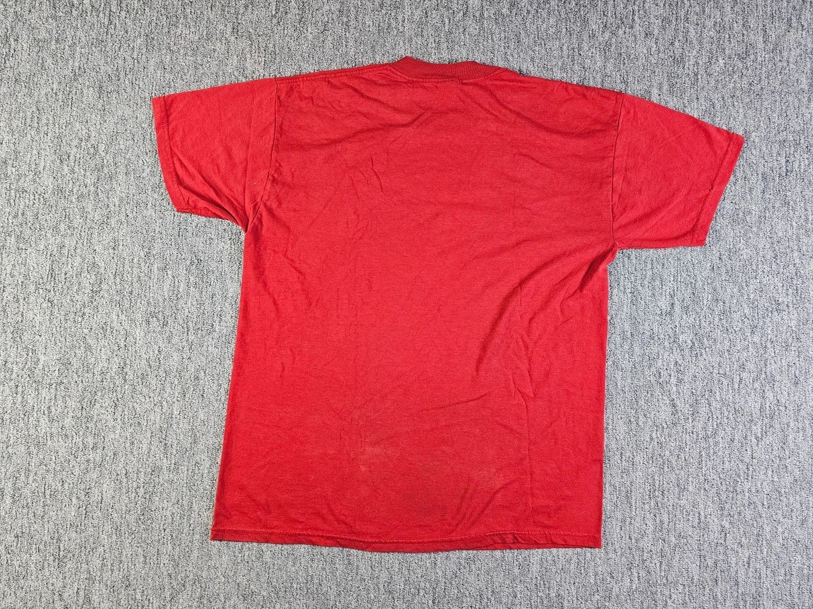 Jerzees Vintage Boston Red Sox Jerzees Heavyweight Tee Red MLB Men L Size US L / EU 52-54 / 3 - 7 Thumbnail