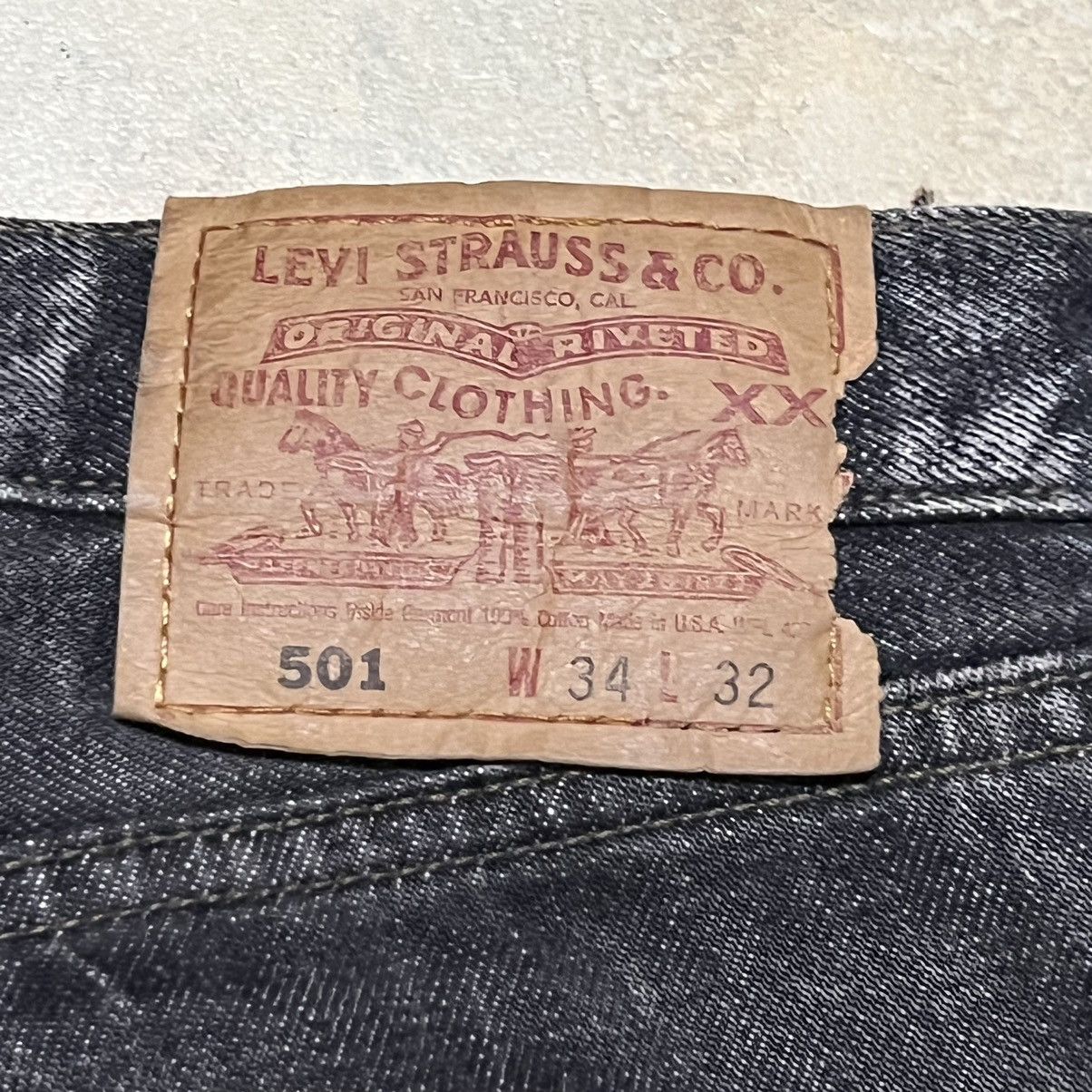 Levi's Vintage Distressed Levis Lot 501 Denim Jeans Size US 34 / EU 50 - 13 Thumbnail