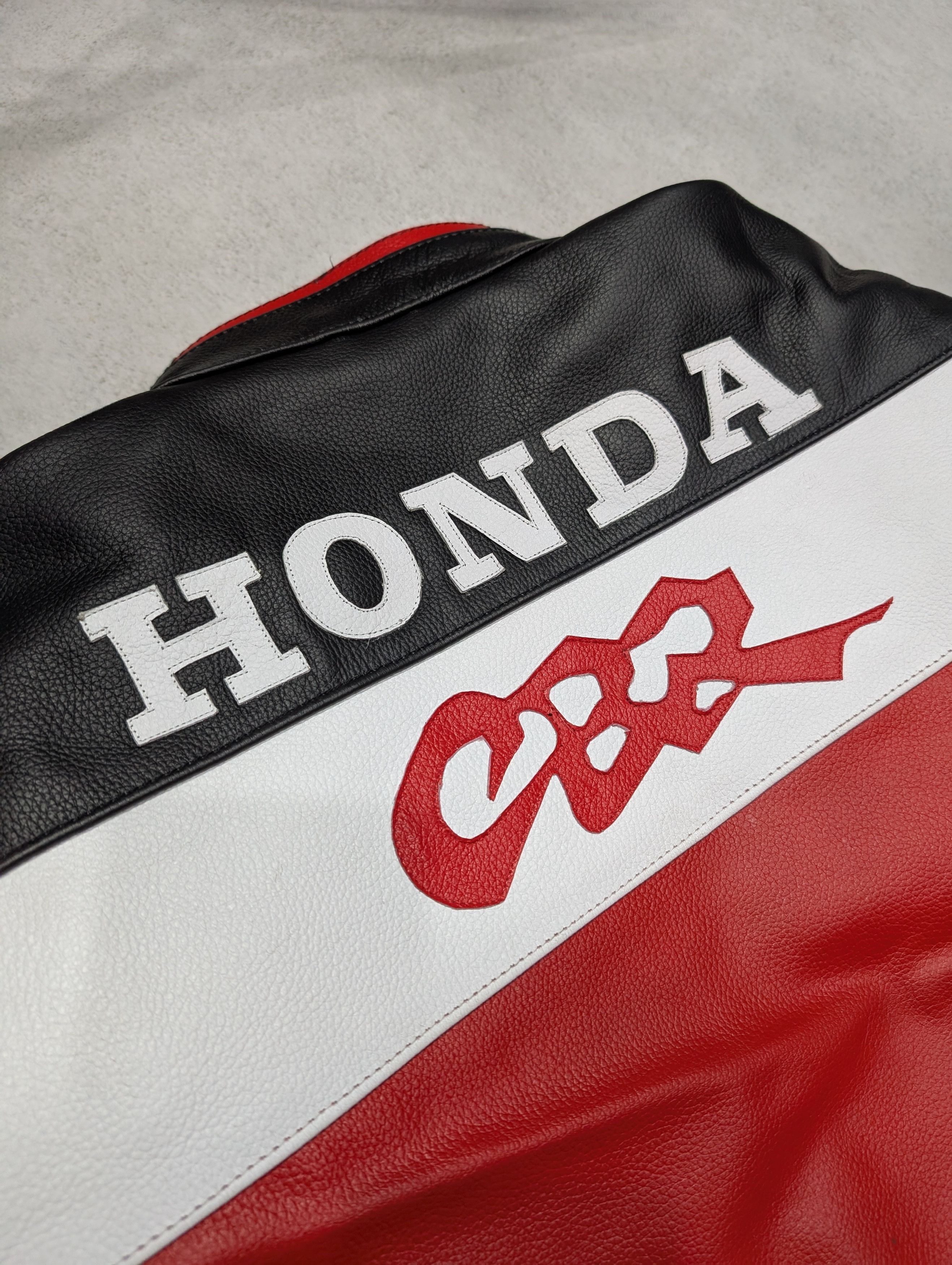 Honda 💥 Honda CBR Racing Leather Jacket Streetwear Size US XL / EU 56 / 4 - 8 Thumbnail