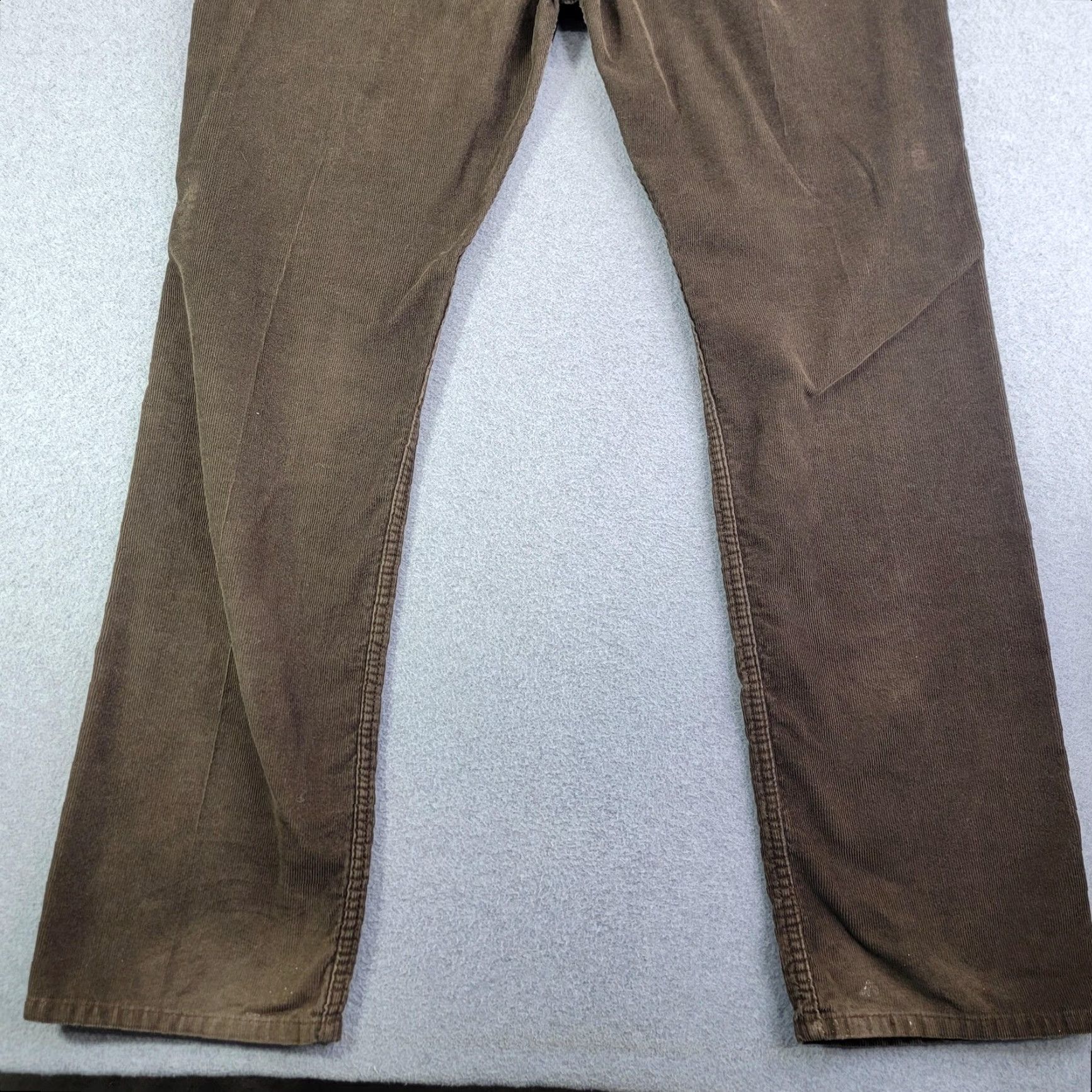 Levi's Levi's 505 Pants Mens 36x32 Brown Corduroy 5-Pocket Straight Fit Casual Shirt? Size US 36 / EU 52 - 6 Thumbnail