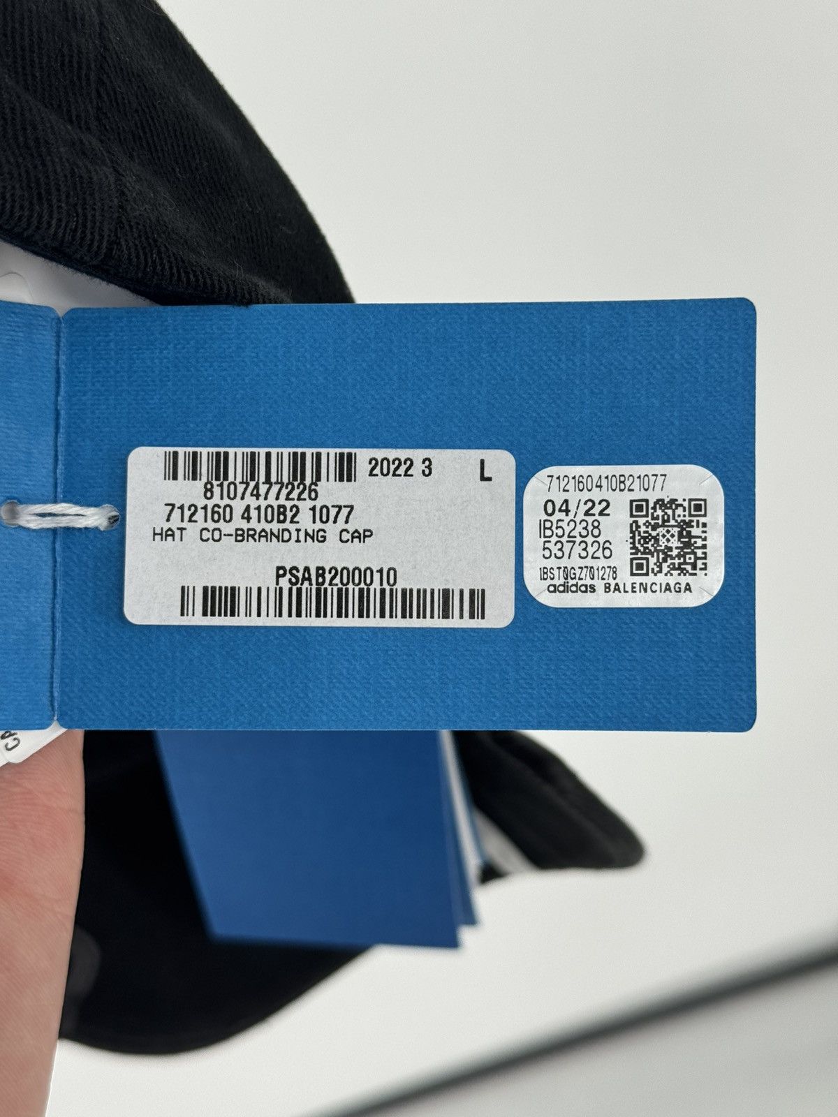 Adidas × Balenciaga Balenciaga x Adidas Baseball Cap Size ONE SIZE - 6 Thumbnail