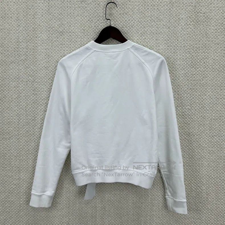 Hermes Hermes White Embroidered Floral Sweatshirt Size XS / US 0-2 / IT 36-38 - 2 Thumbnail